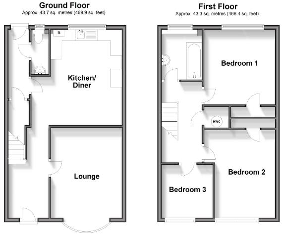 7, Kingfisher Court, Herne Bay floorplan