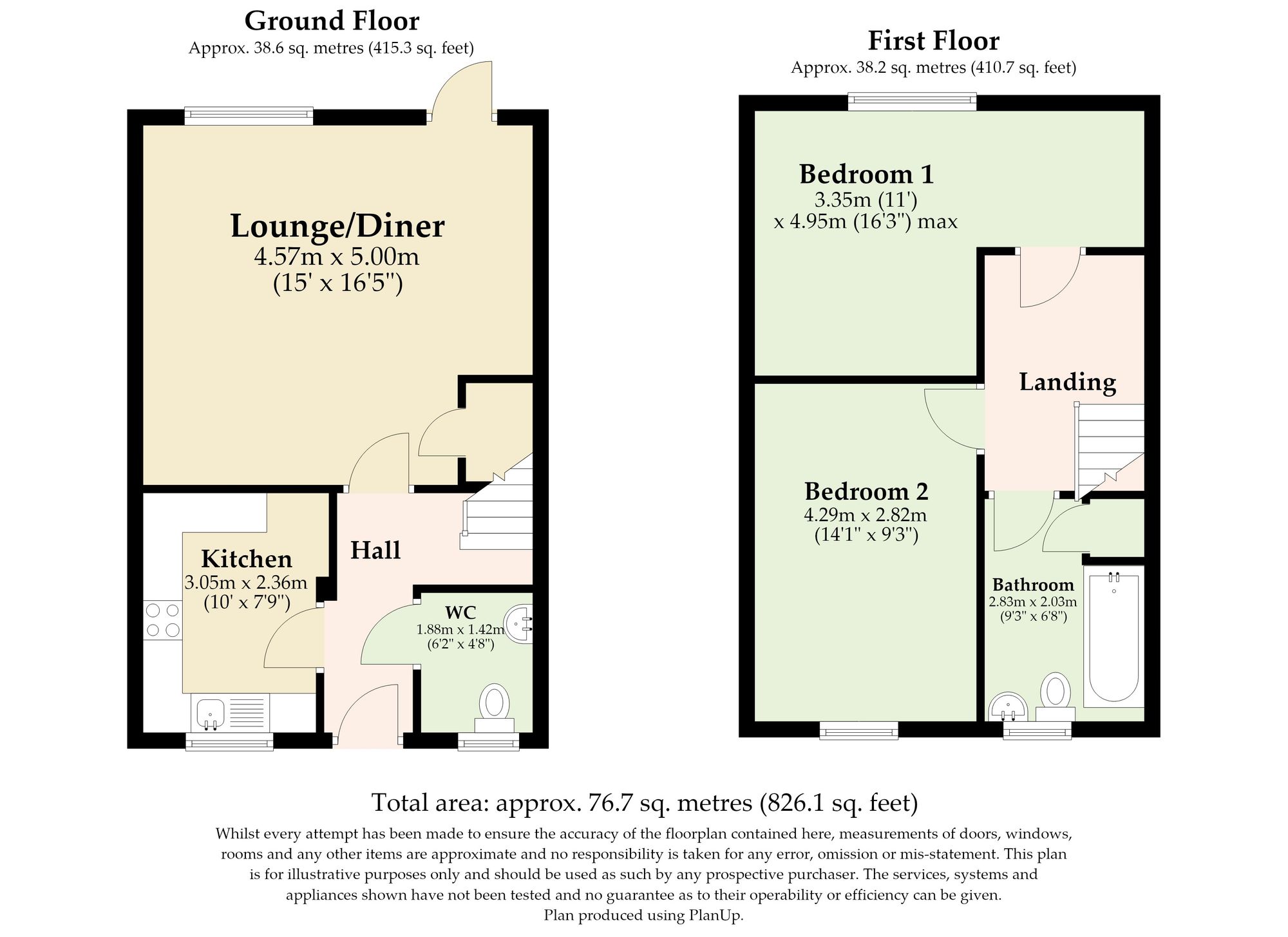 15 Grouse Close, Norwich floorplan