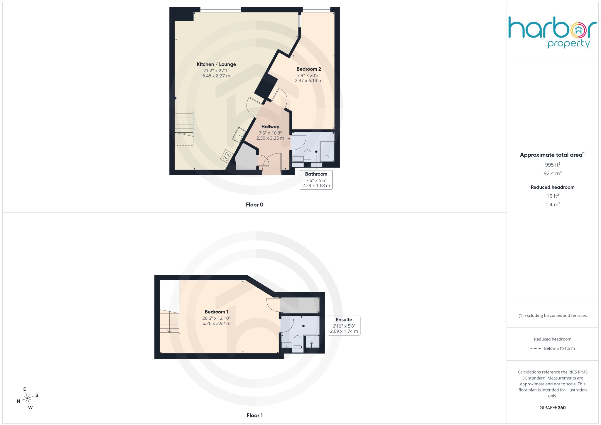 Flat 123, 95 Morrison Street, Glasgow floorplan