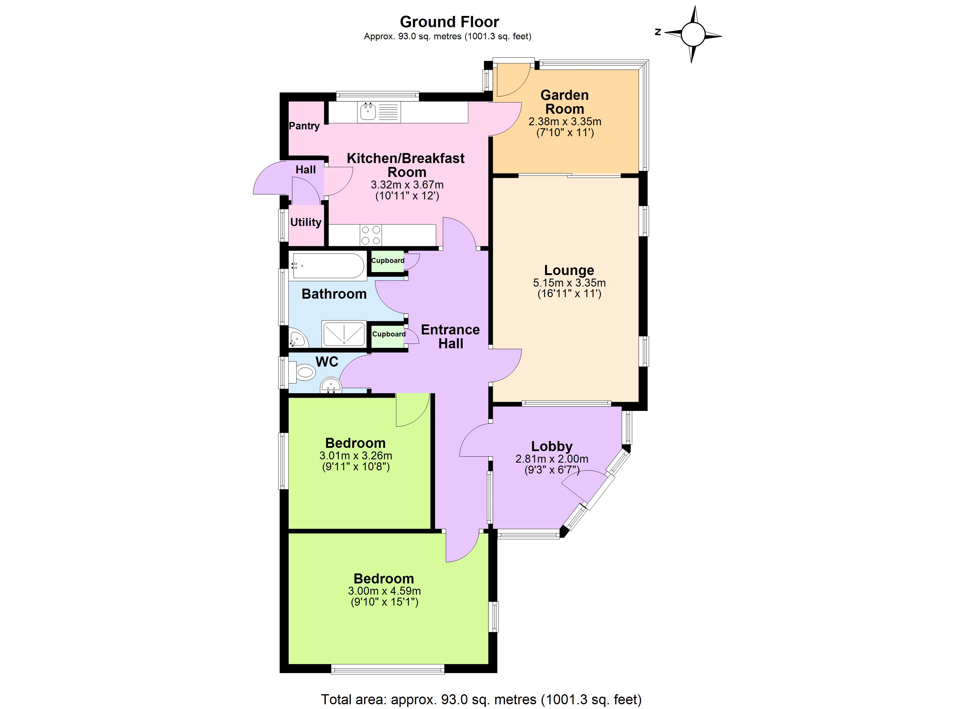 28, Ferry Road, Felixstowe floorplan