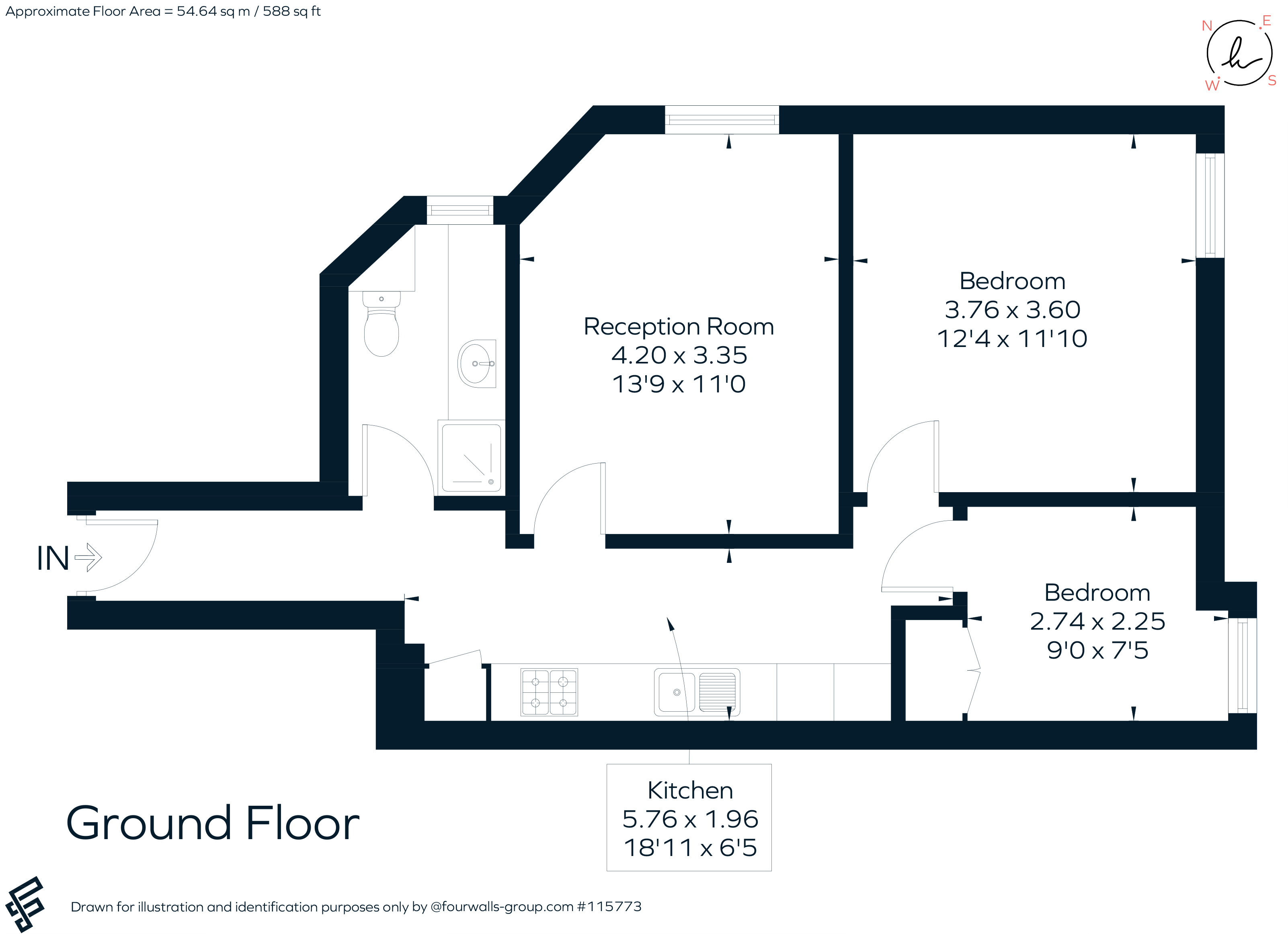 Prince Of Wales Drive, London floorplan