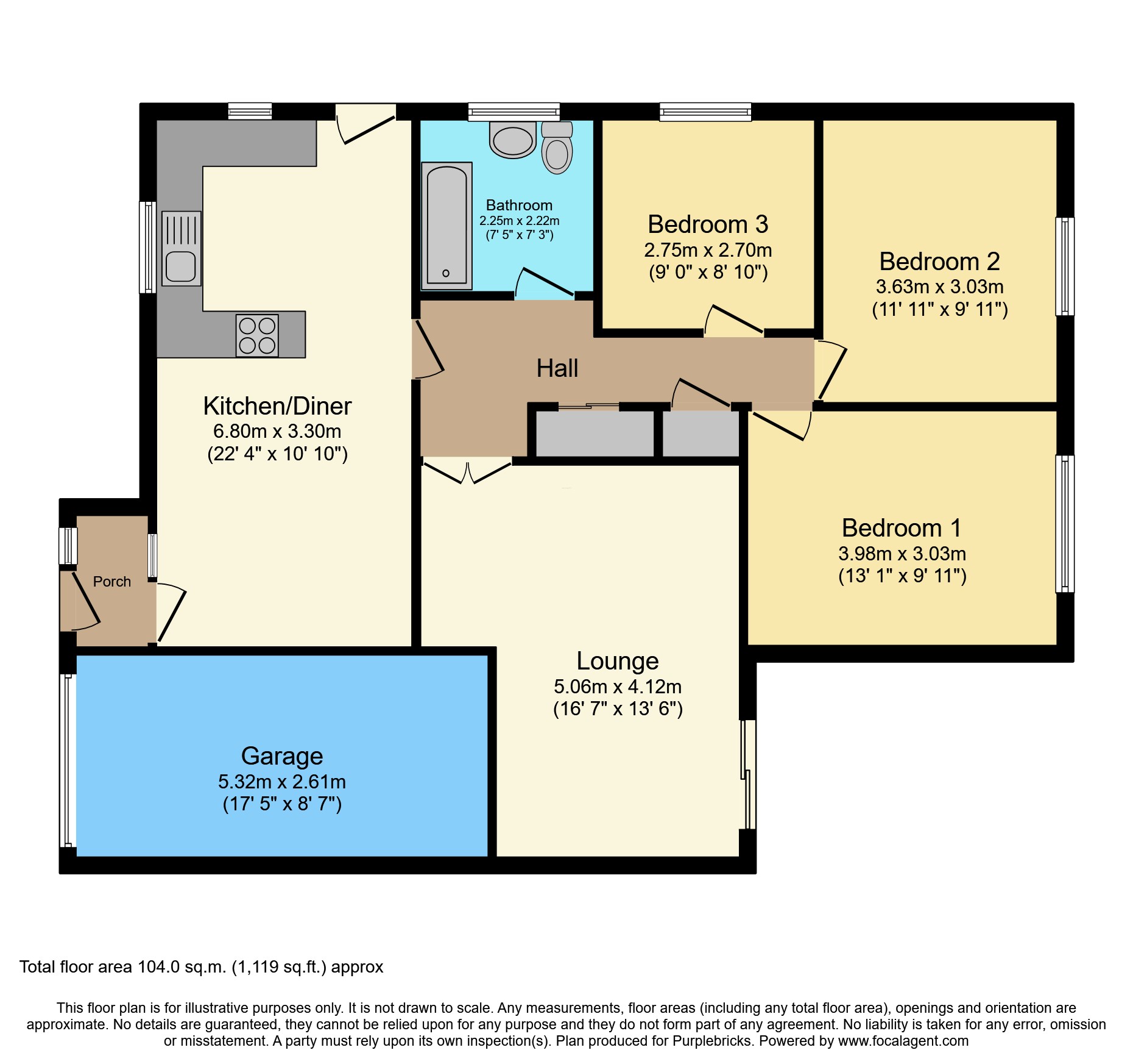 79, Westcliffe Road, Sleaford floorplan