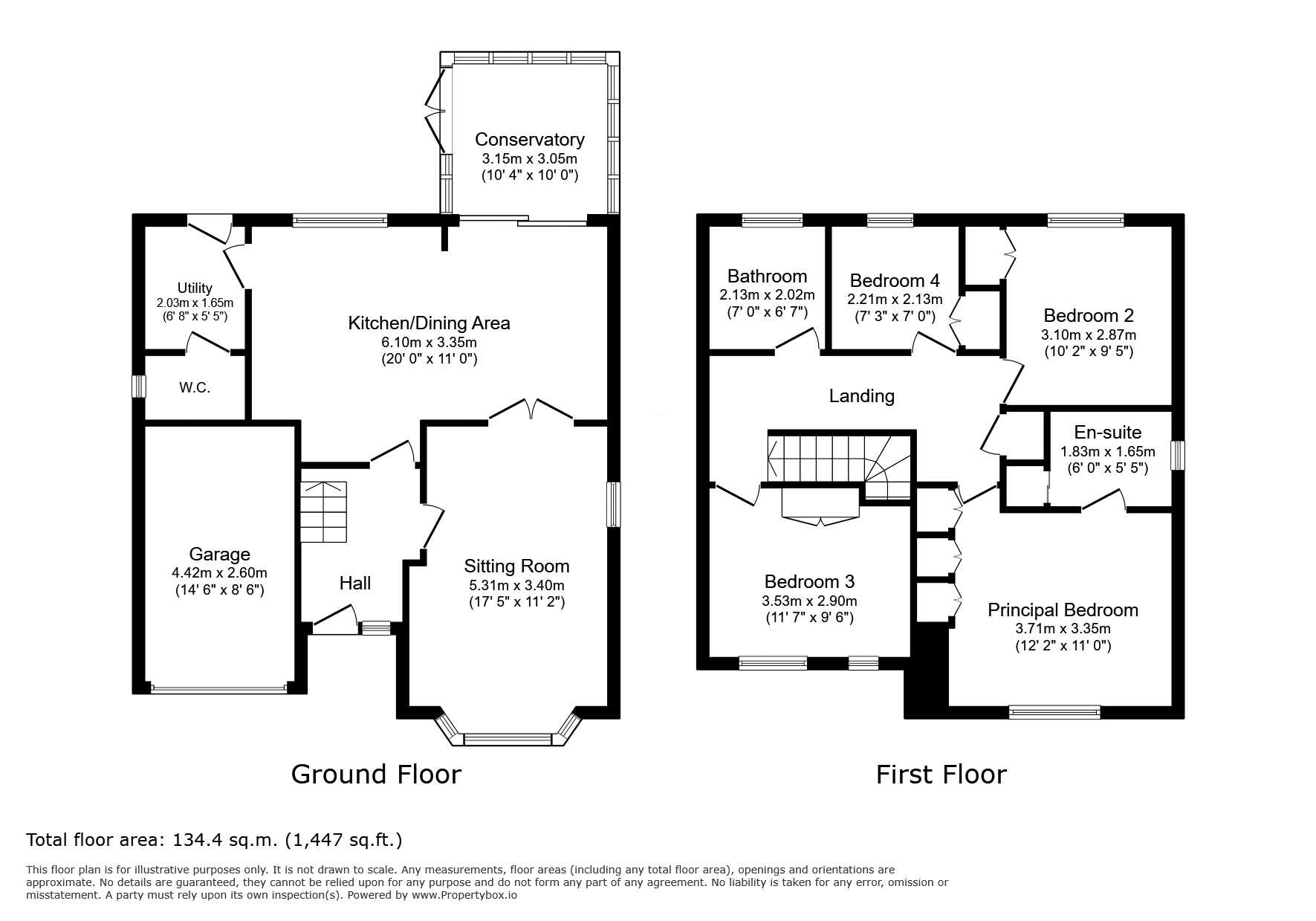 6, Cotswold Drive, Grantham floorplan
