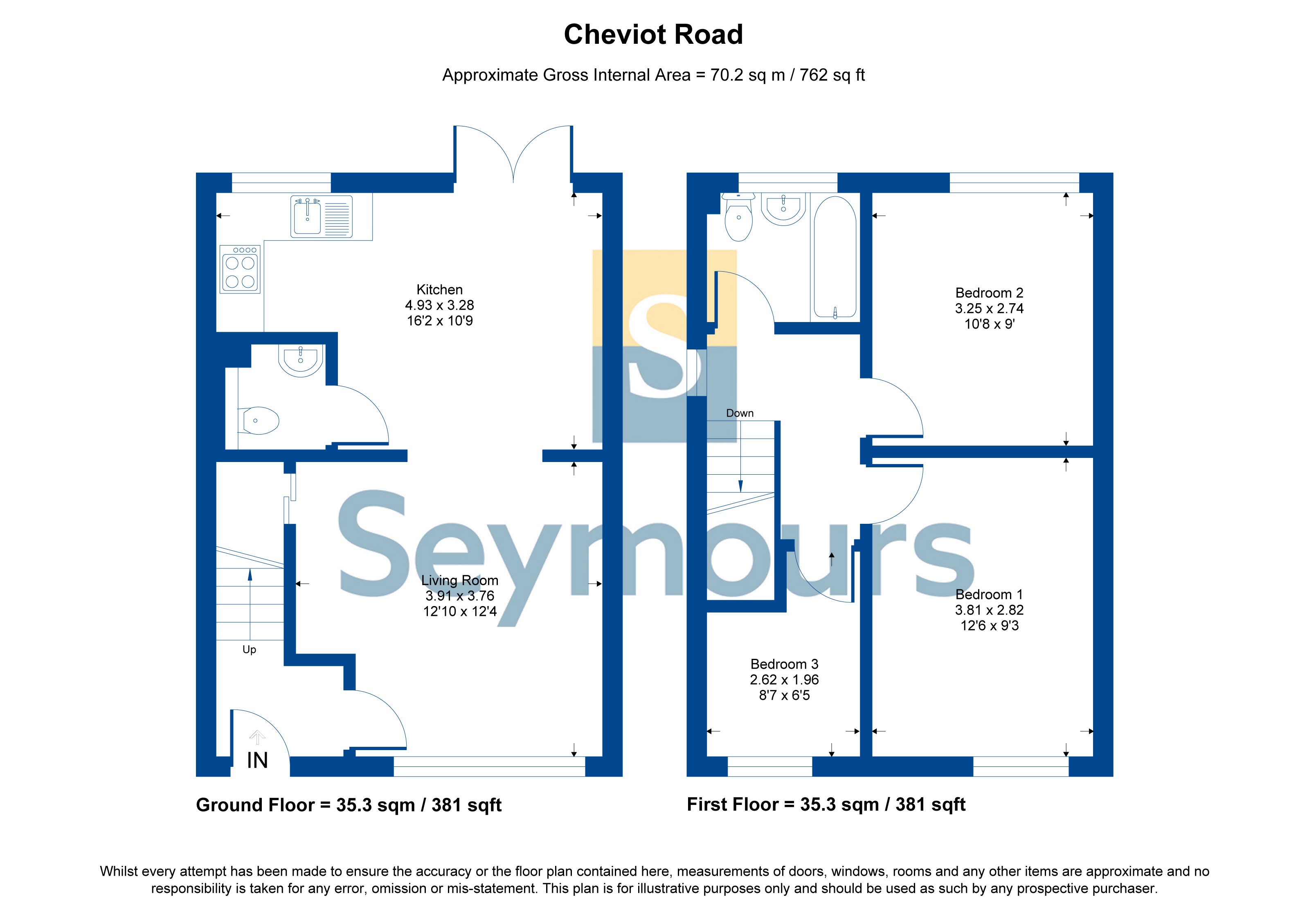 40A, Cheviot Road, Sandhurst floorplan