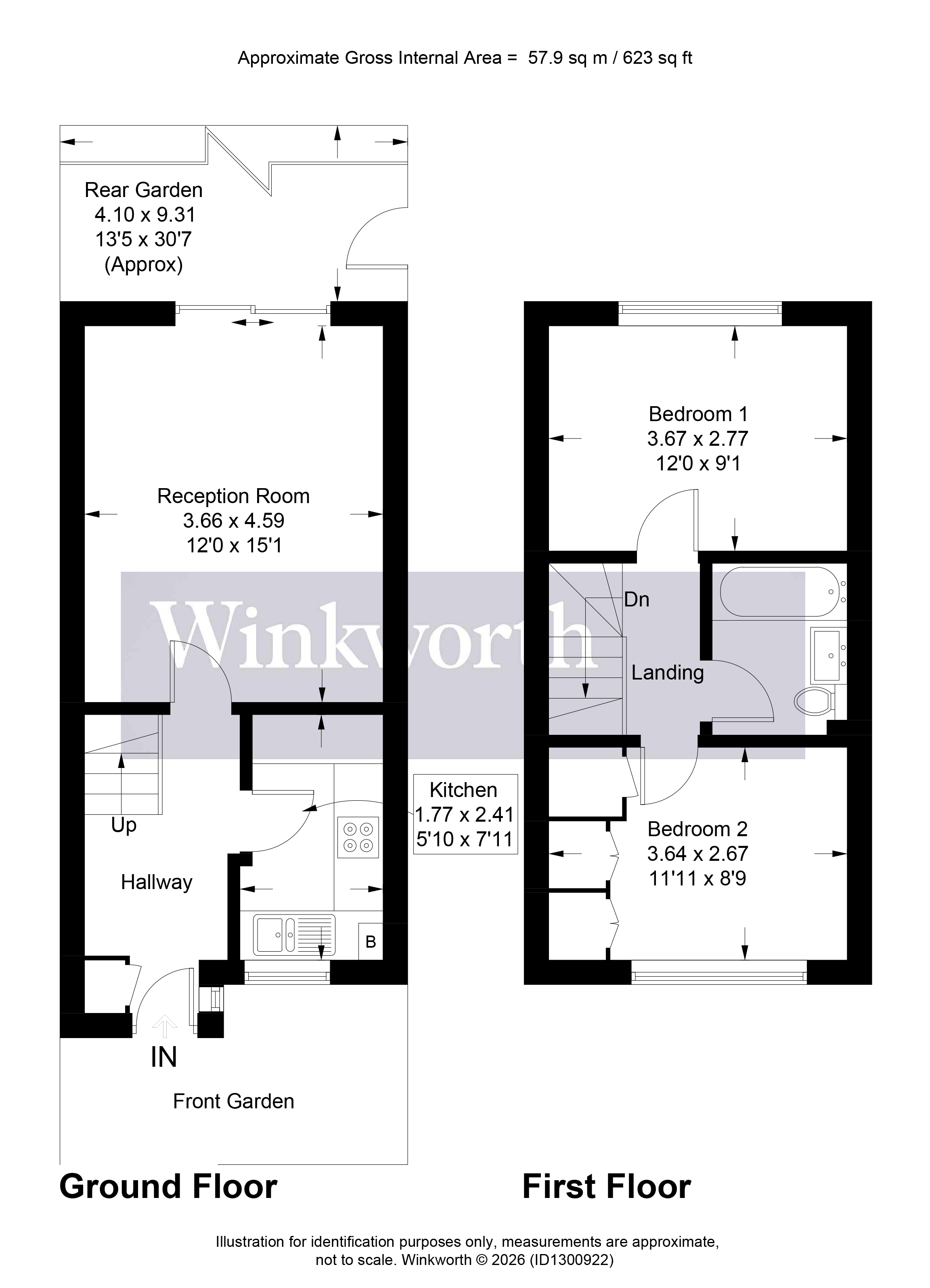 3, Hay Close, Hertfordshire floorplan