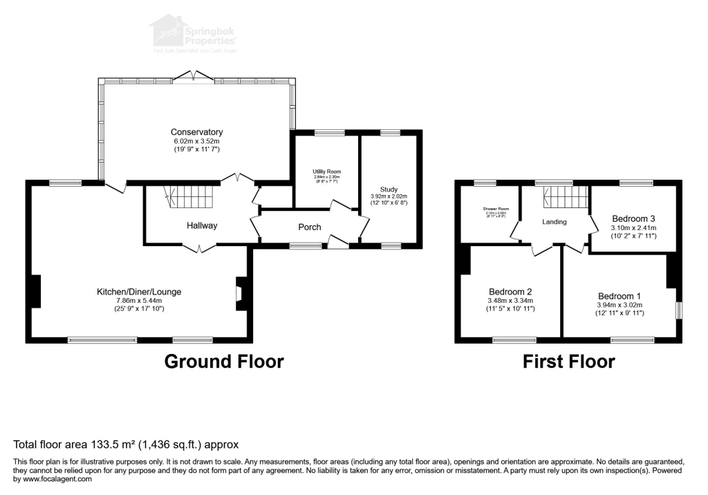 1, Spinney Close, Beccles floorplan