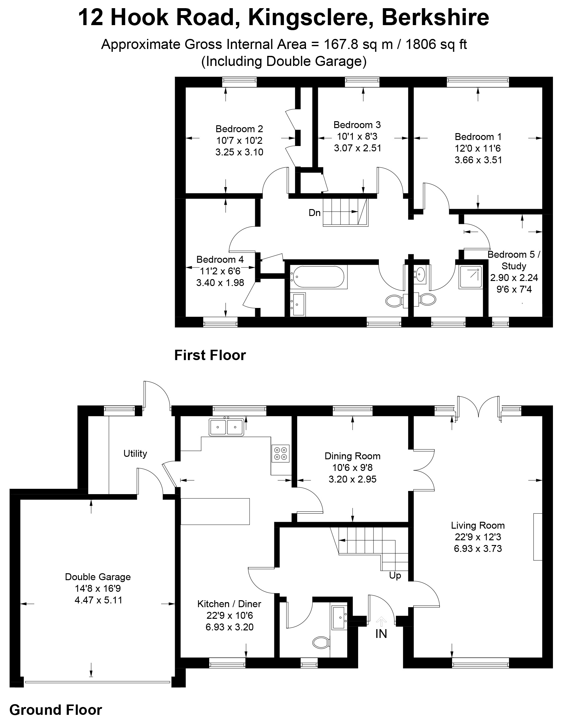 Hook Road, Kingsclere, Newbury RG20, 4 bedroom detached house for sale