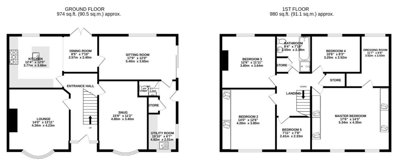 44, Burton Road, Swadlincote floorplan