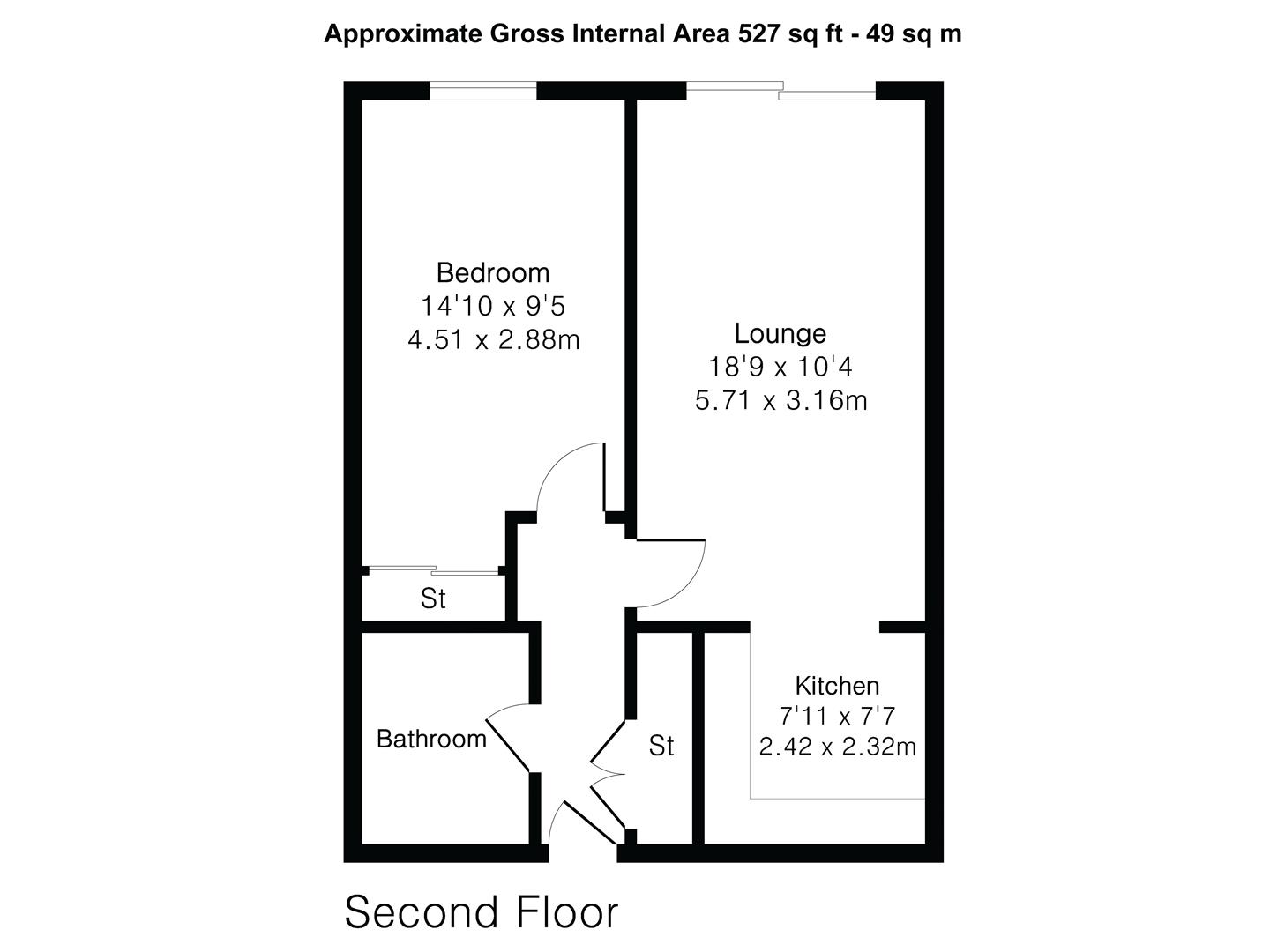 Flat 220, Audley Court, Audley Road, Saffron Walden floorplan