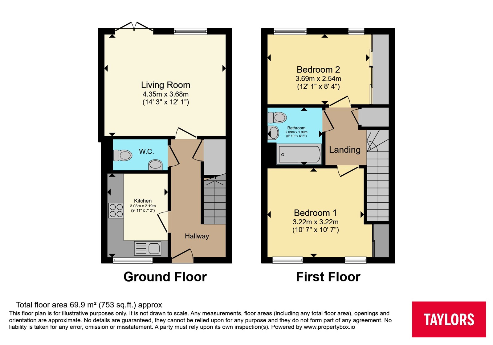 Challney Gardens, Bedfordshire floorplan