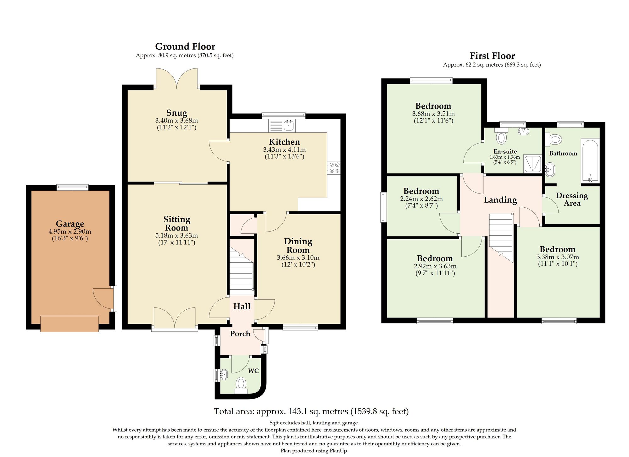 11 Kensington Close, Norwich floorplan