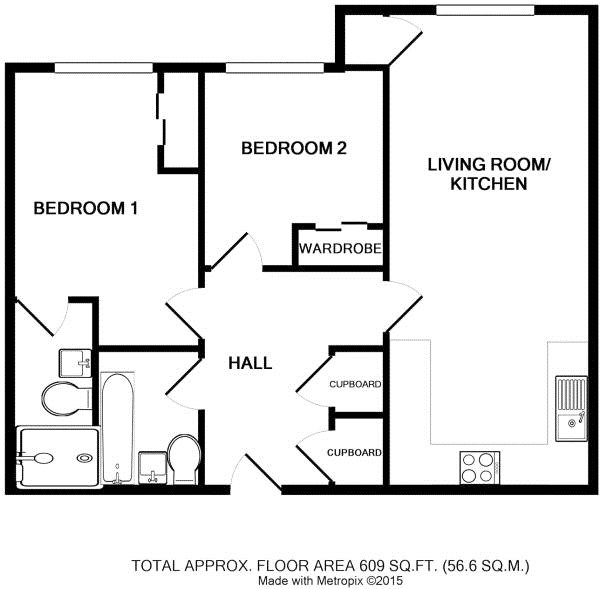 2 Bedrooms Flat for sale in Stammer Road, Wick, Littlehampton BN17