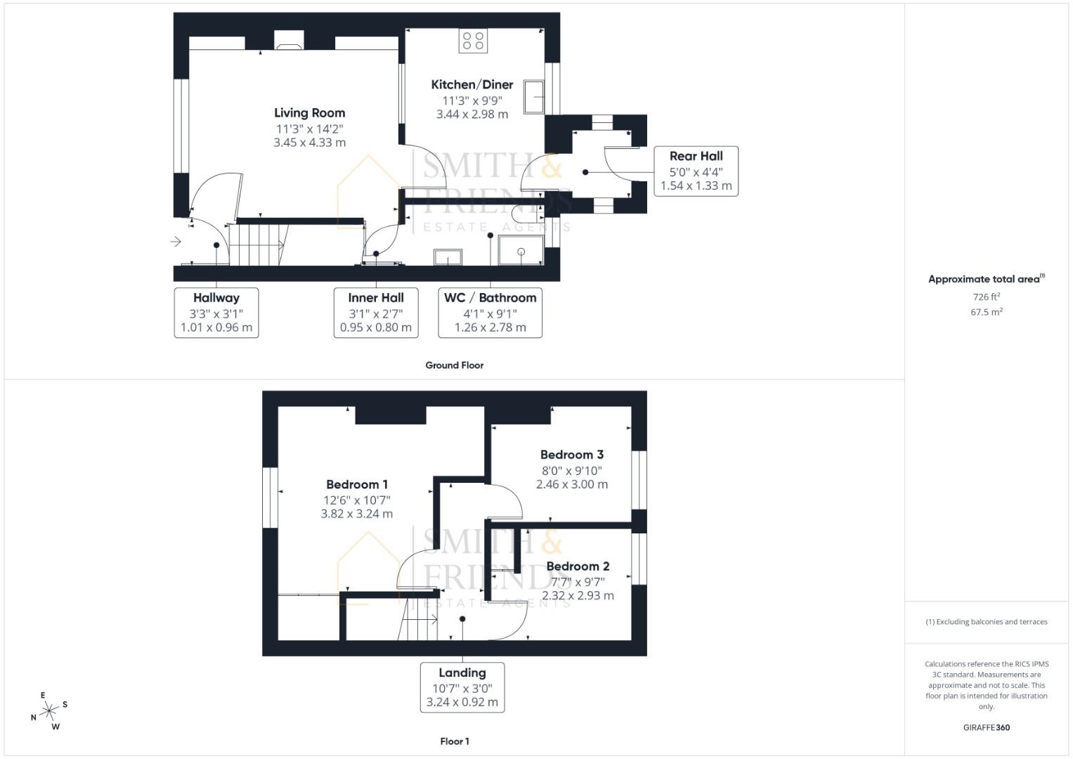 68, Arthur Street, Ferryhill floorplan