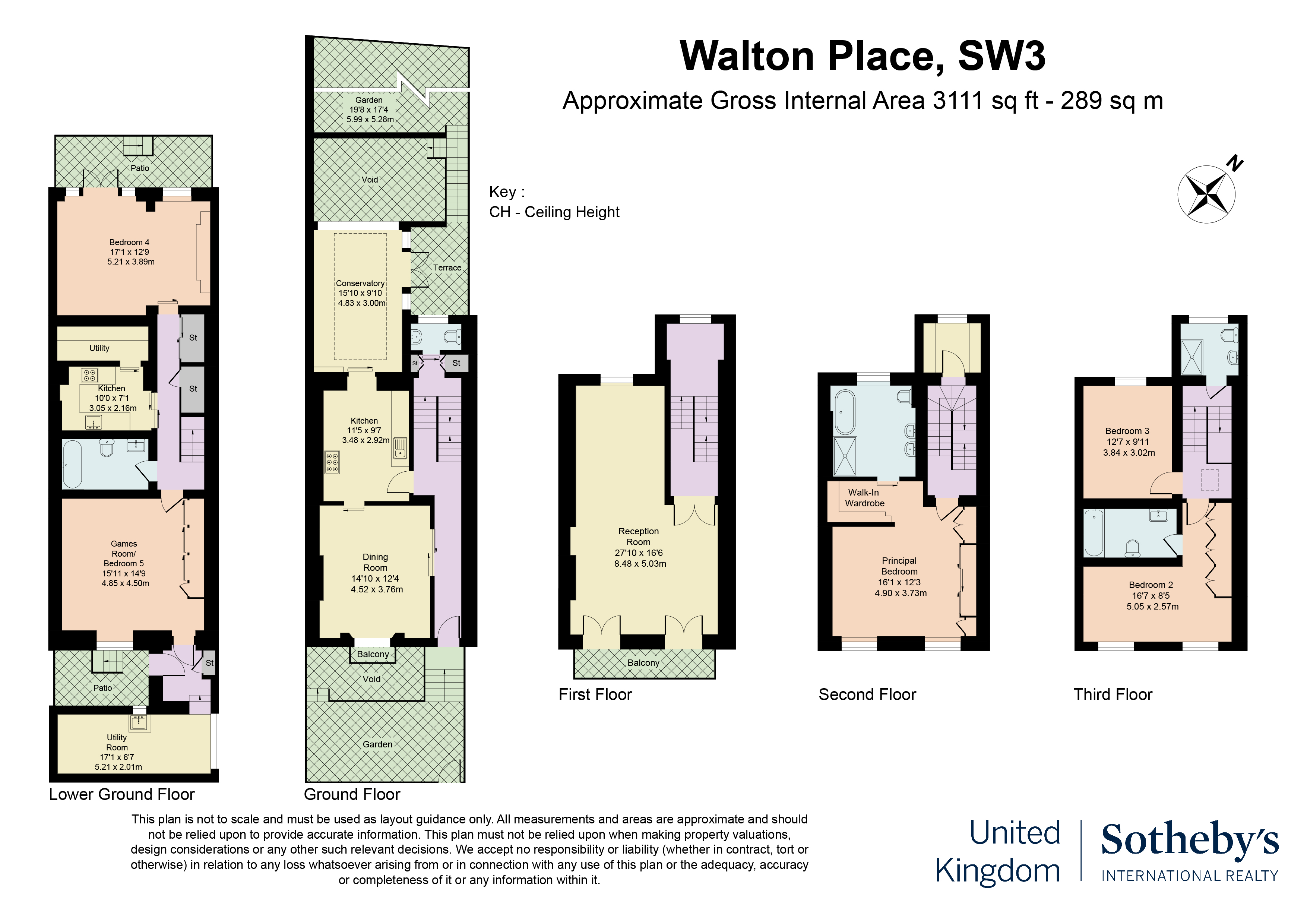 Walton, Walton Place, London floorplan