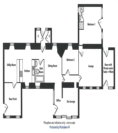 Castlewigg Cottage, Castlewigg, Whithorn, Newton Stewart floorplan