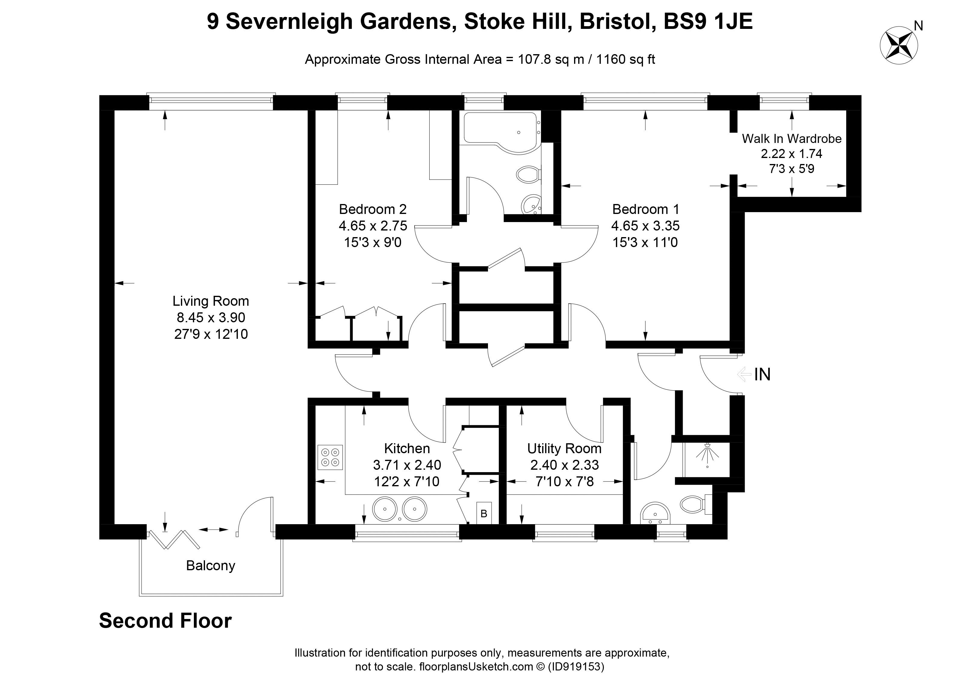 Stoke Hill, Stoke Bristol BS9, 3 bedroom flat for sale 63318144 PrimeLocation
