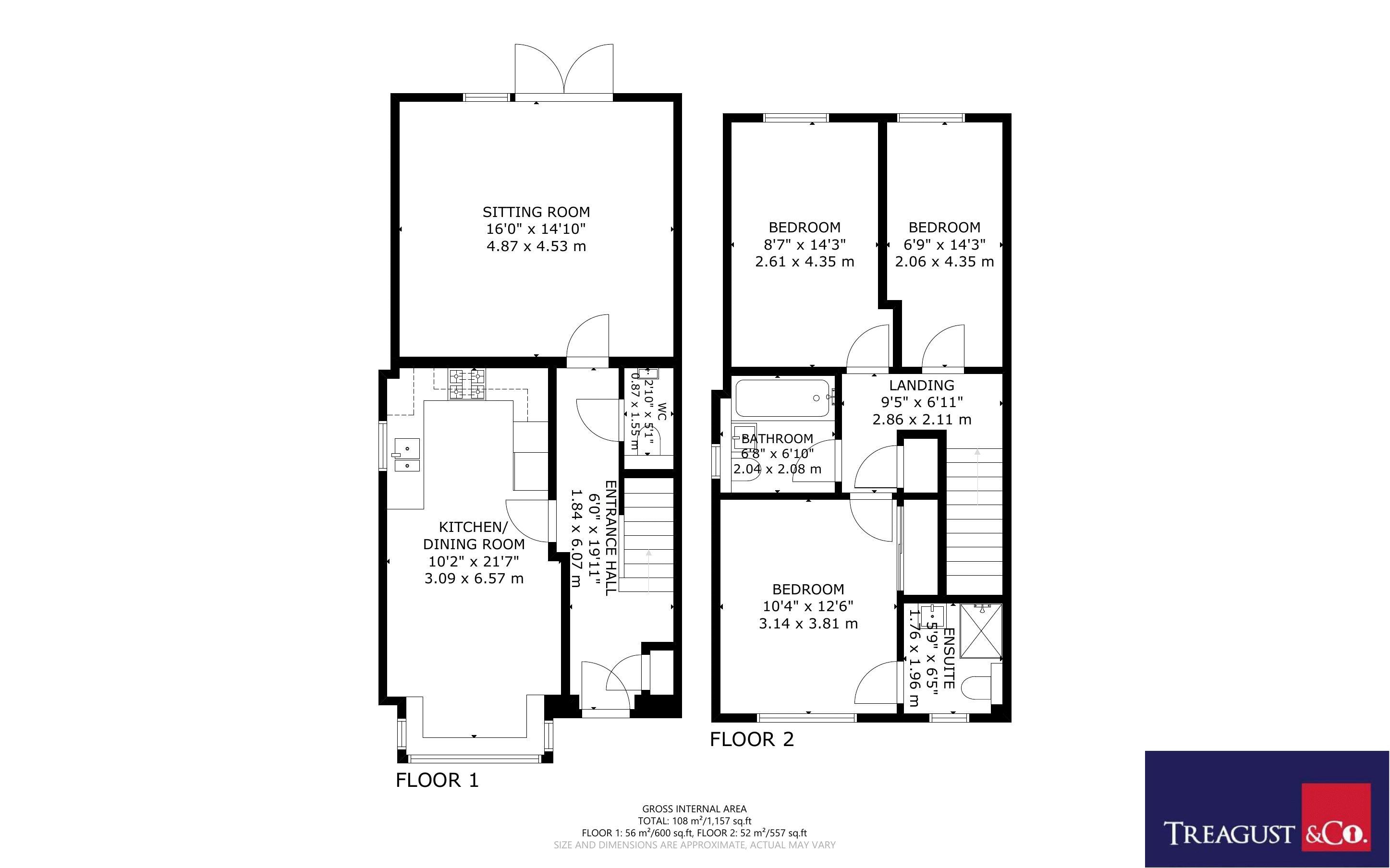 Long Copse Lane, Emsworth PO10, 3 bedroom semidetached house for sale
