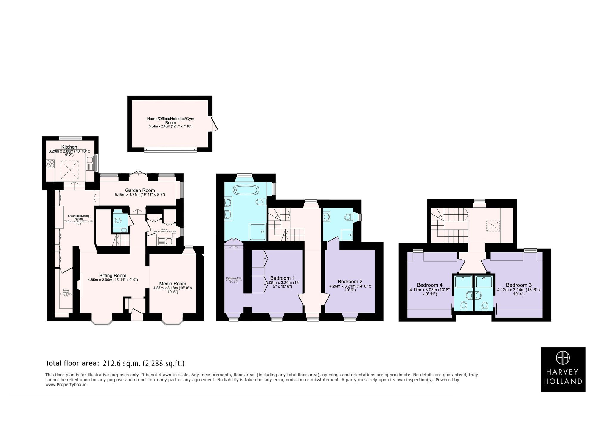 7 Priory Lane, Burford floorplan