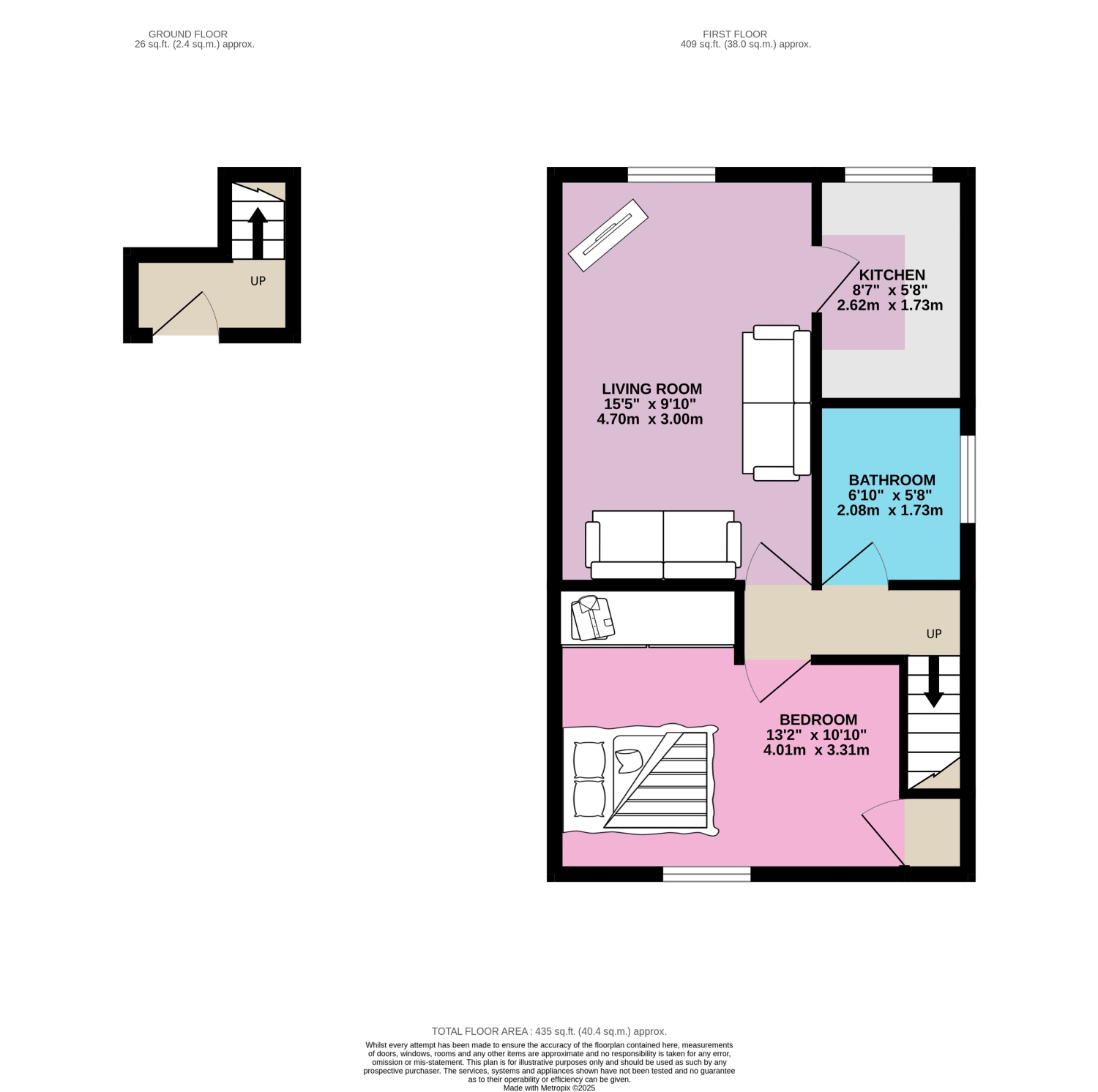 16, Alder Avenue, Wakefield floorplan
