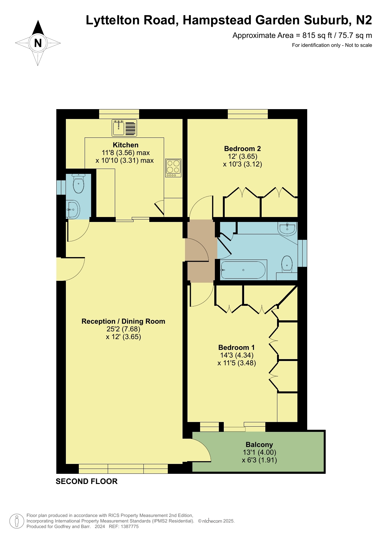 Heathfielde, Heathfielde, Hampstead Garden Suburb floorplan