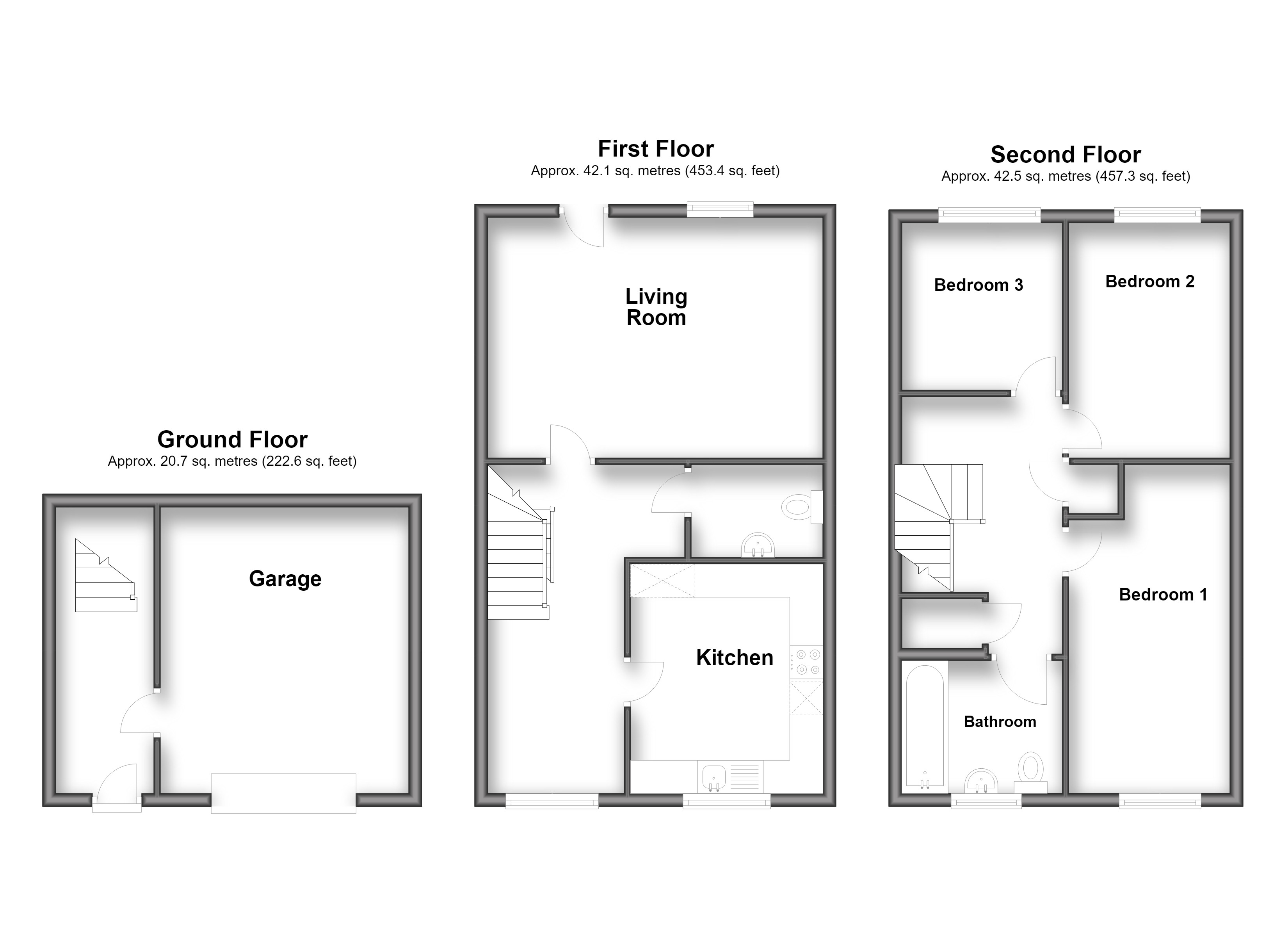 1, Morton Way, Maidstone floorplan