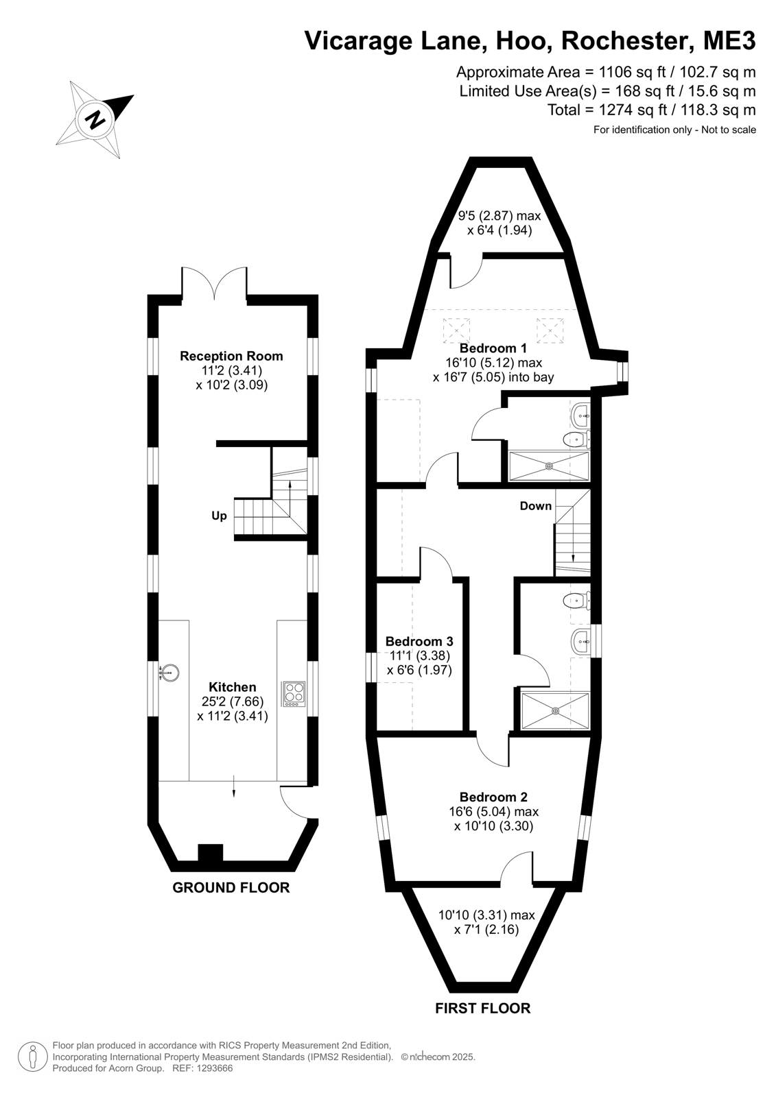 YC74,, Vicarage Lane, Rochester floorplan