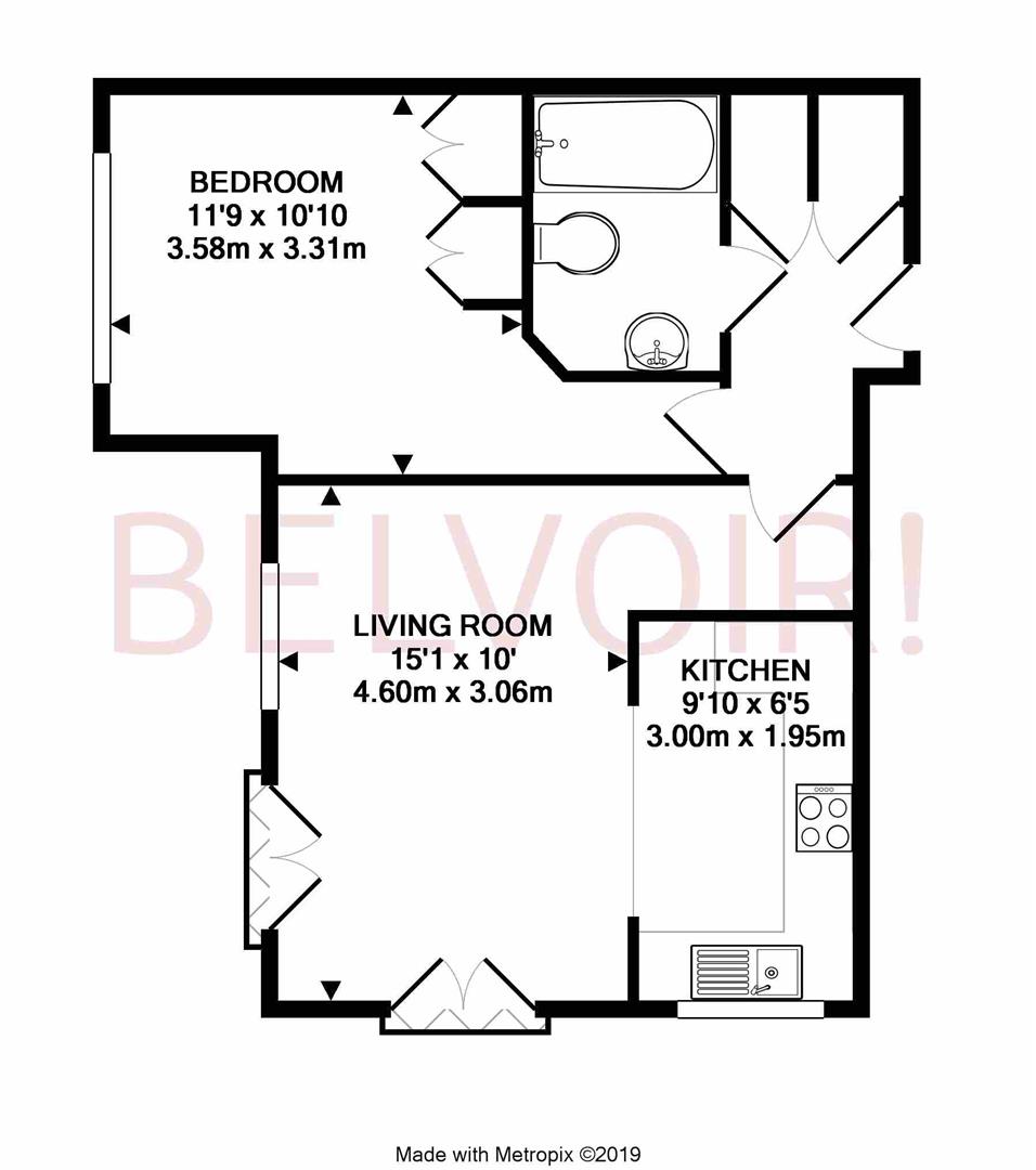 1 Bedrooms Flat for sale in Broadmere Road, Beggarwood, Basingstoke RG22