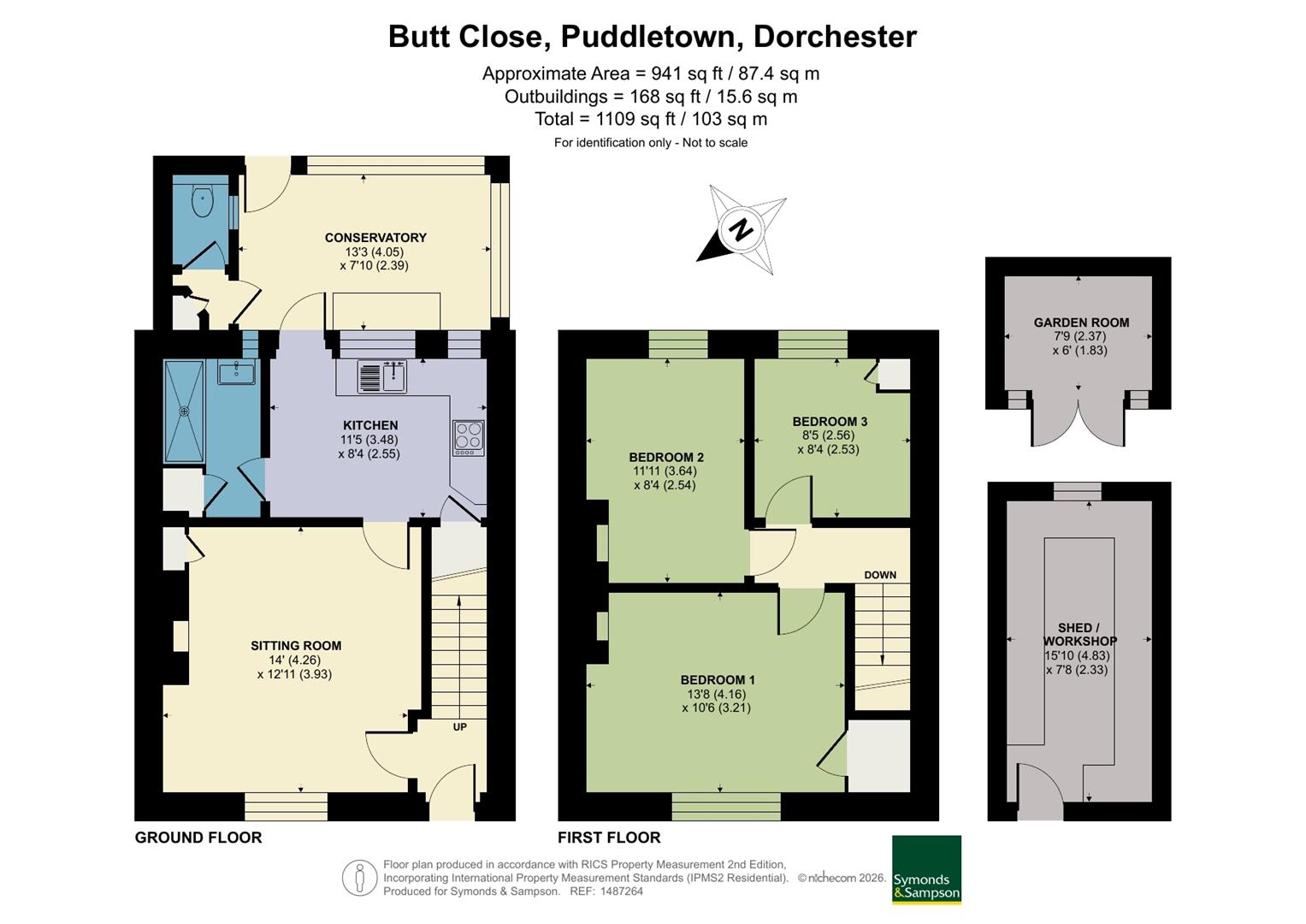 11, Butt Close, Dorchester floorplan