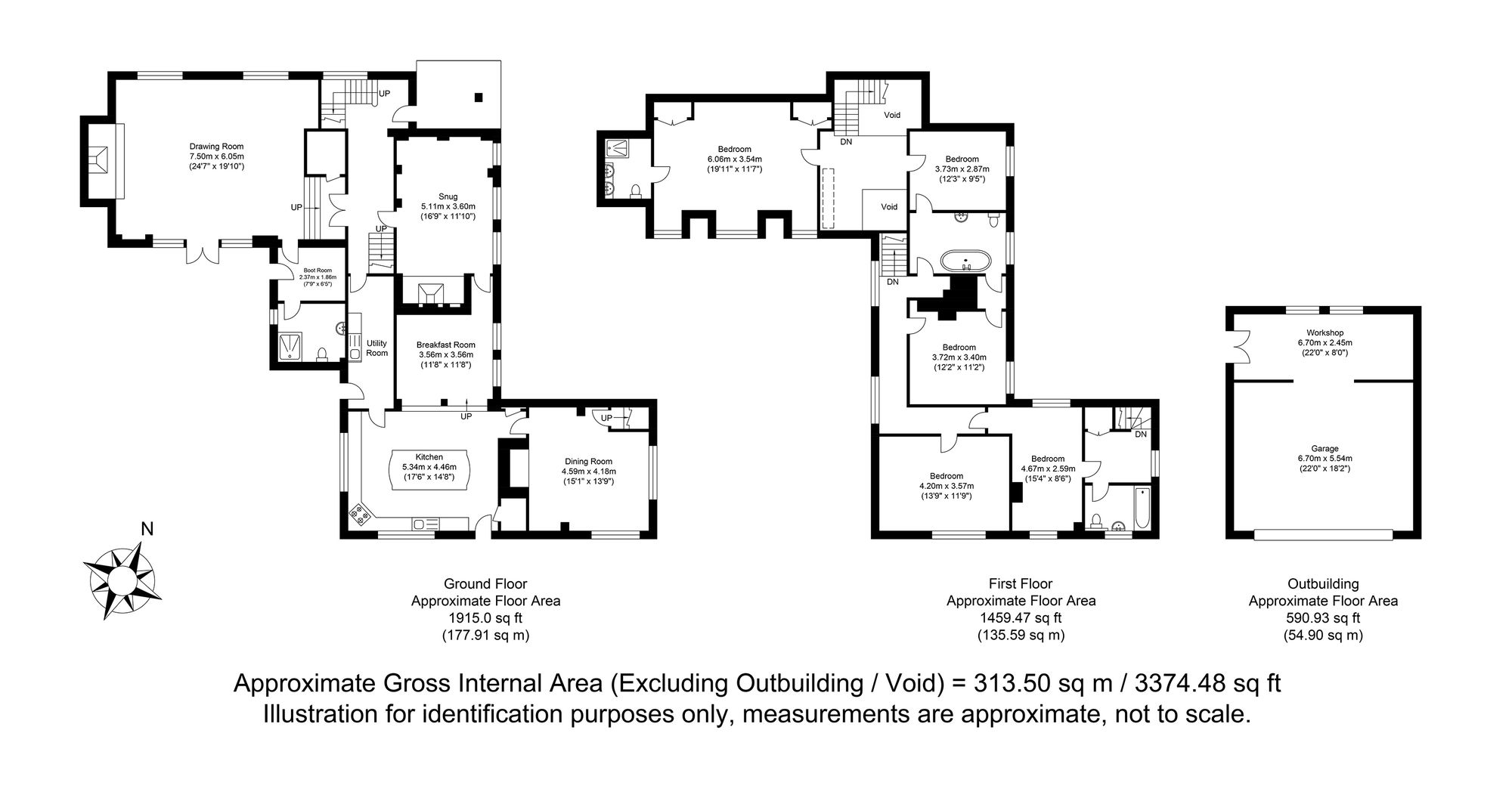 Quinces Camberlot Road, Hailsham floorplan