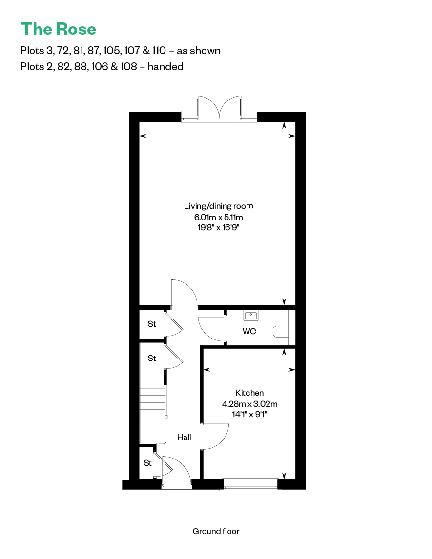 82, Tawny Owl Way, Hambrook, Po18 8Re floorplan