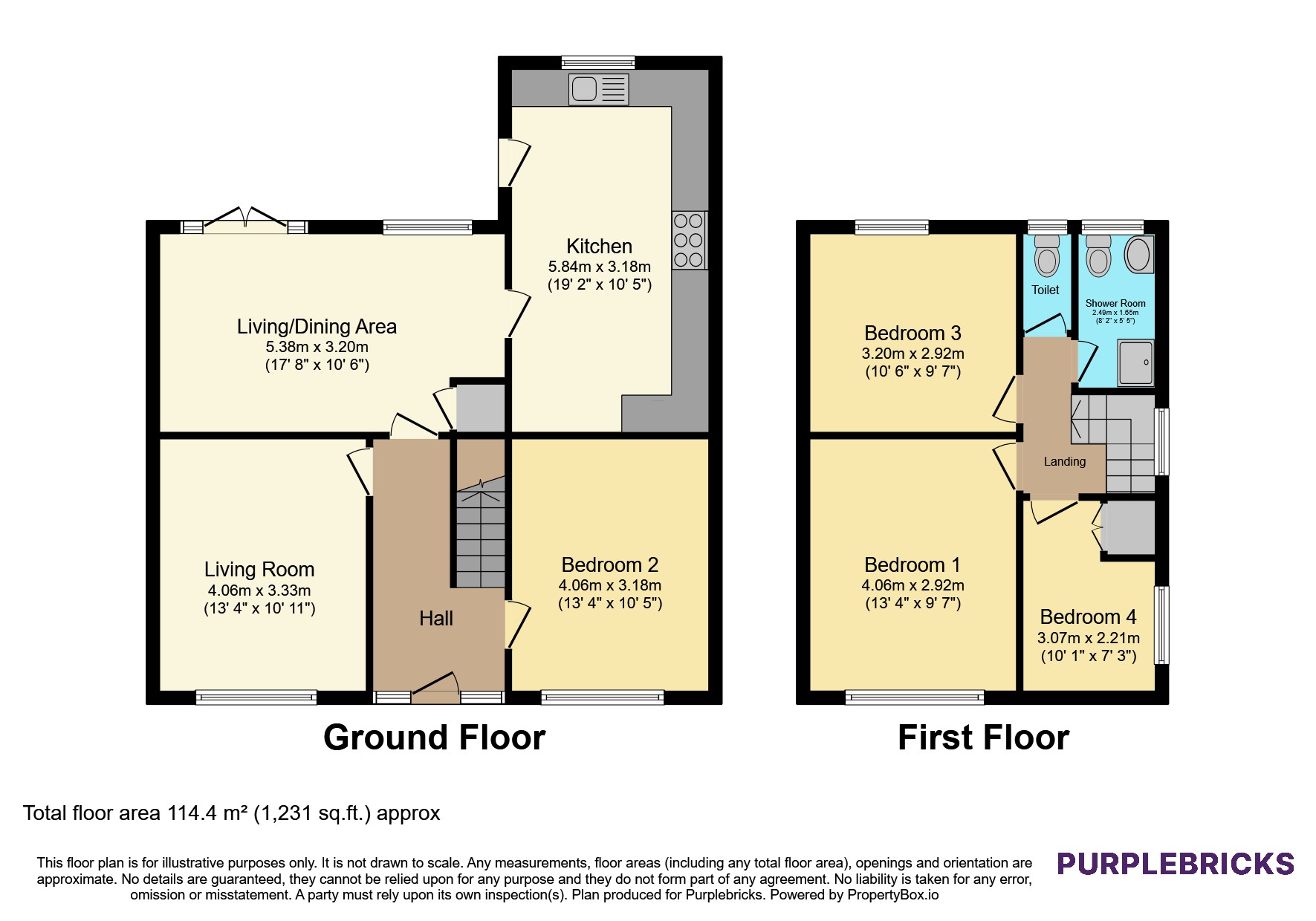 28, Ormesby Way, Bedford floorplan