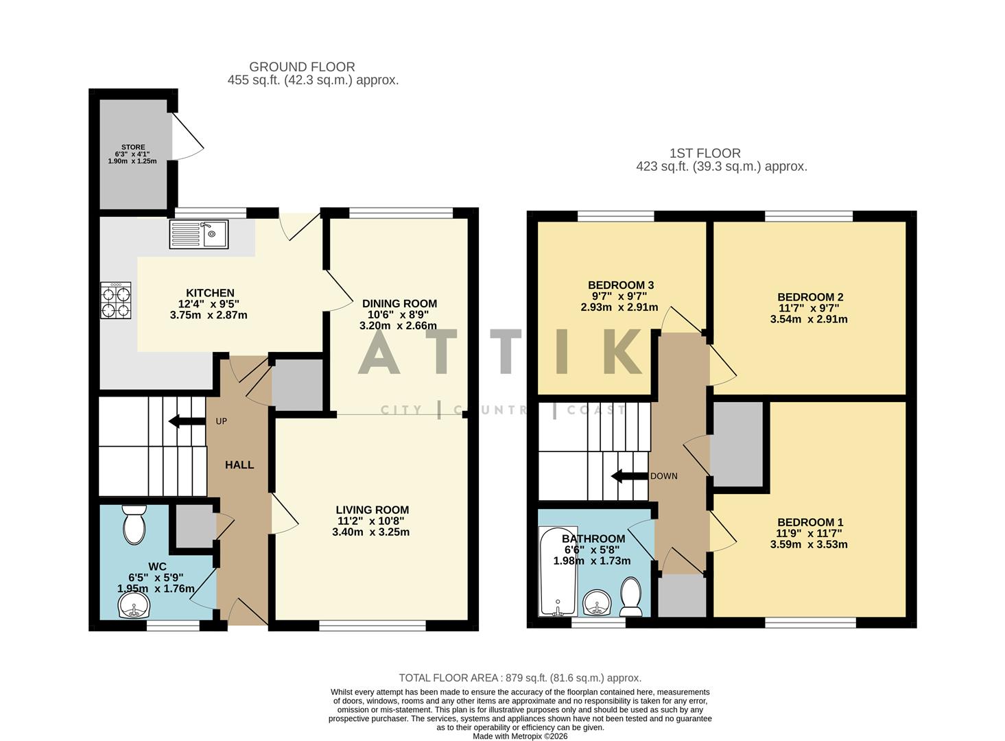 3, Lambert Close, Halesworth floorplan