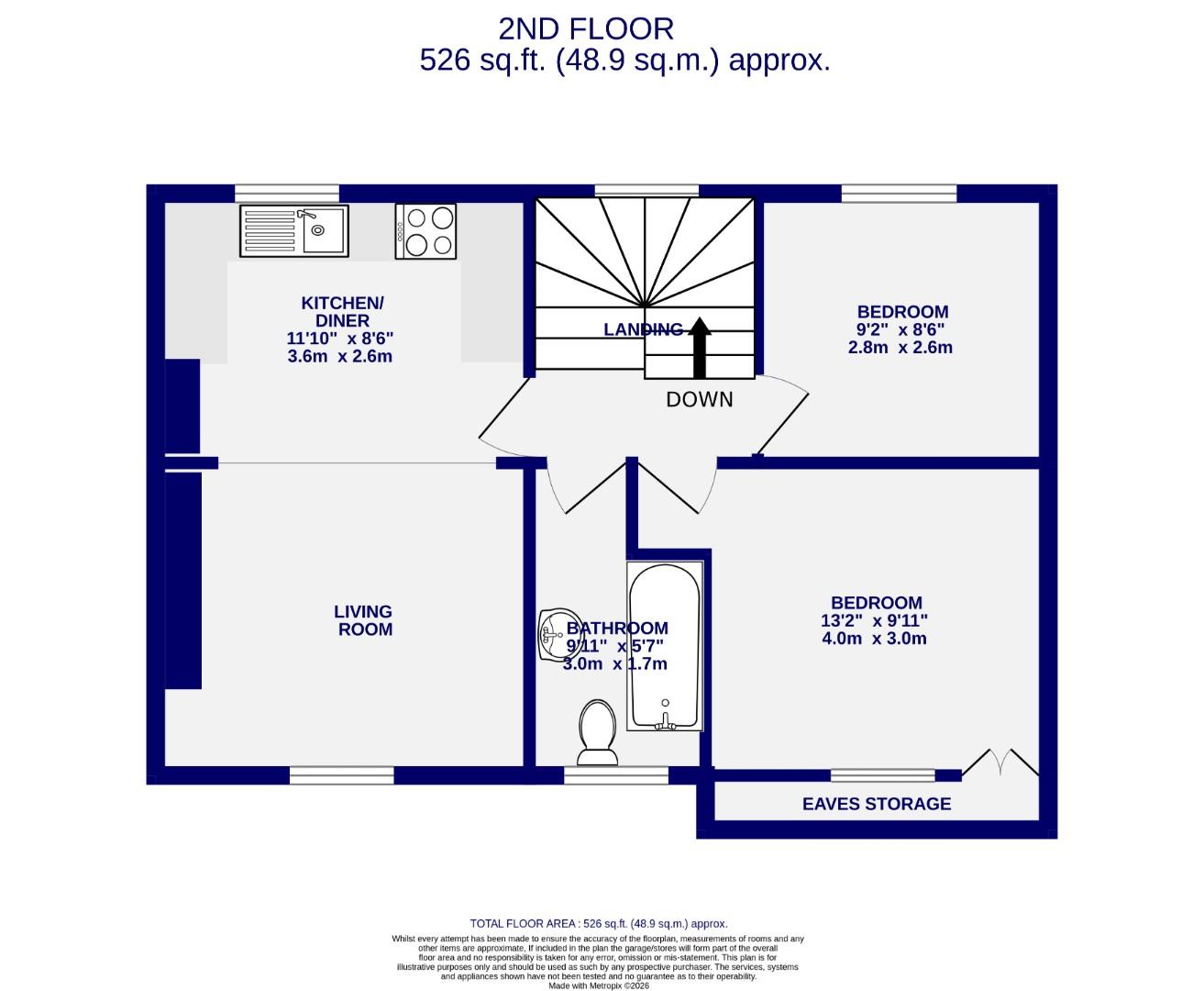 51c, Front Street, York floorplan