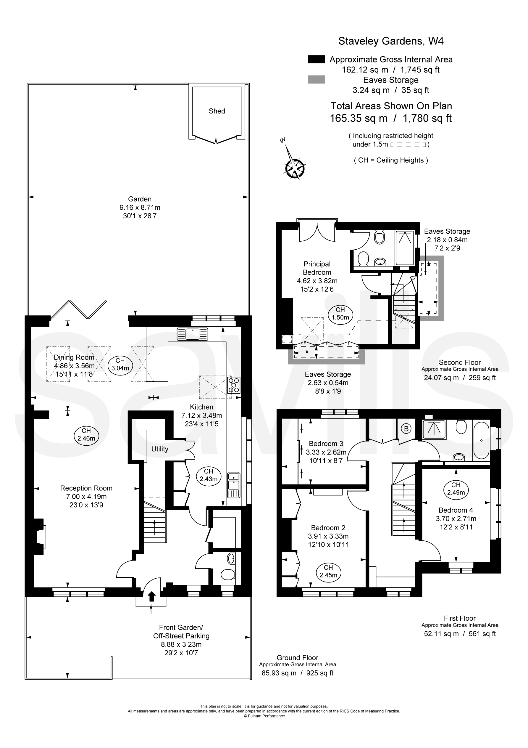 17, Staveley Gardens, London floorplan