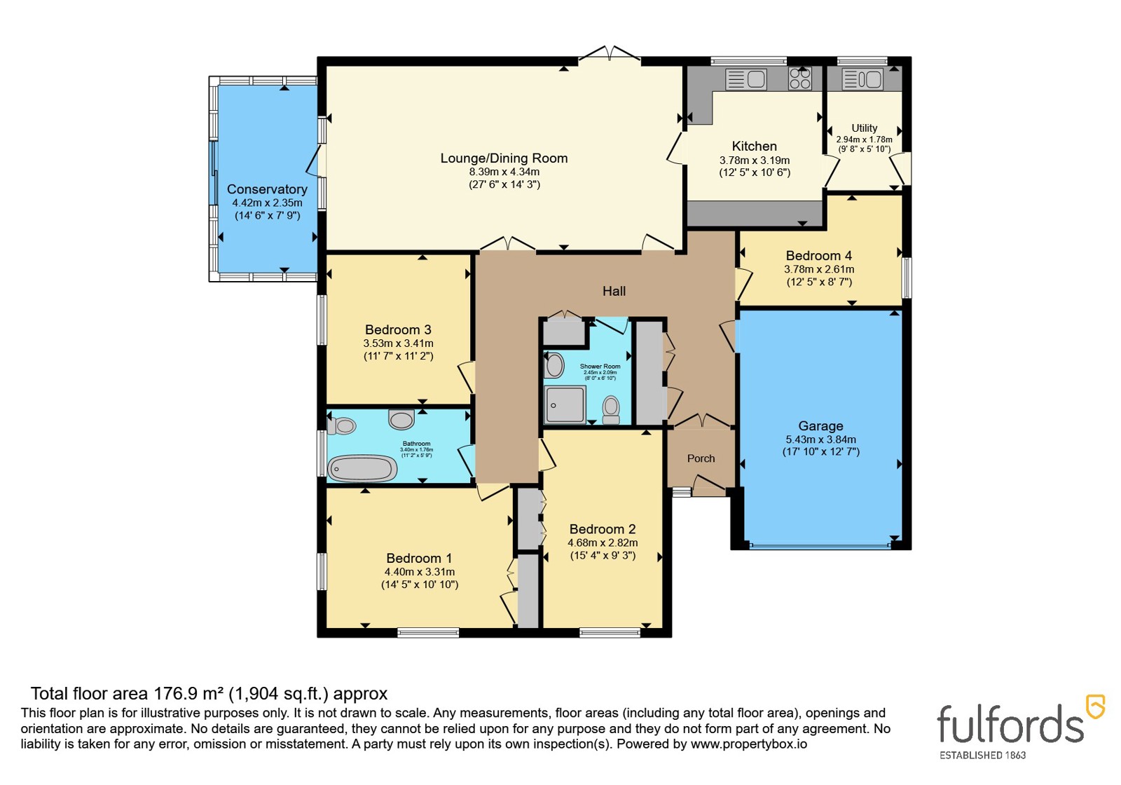 1, The Coppice, Devon floorplan