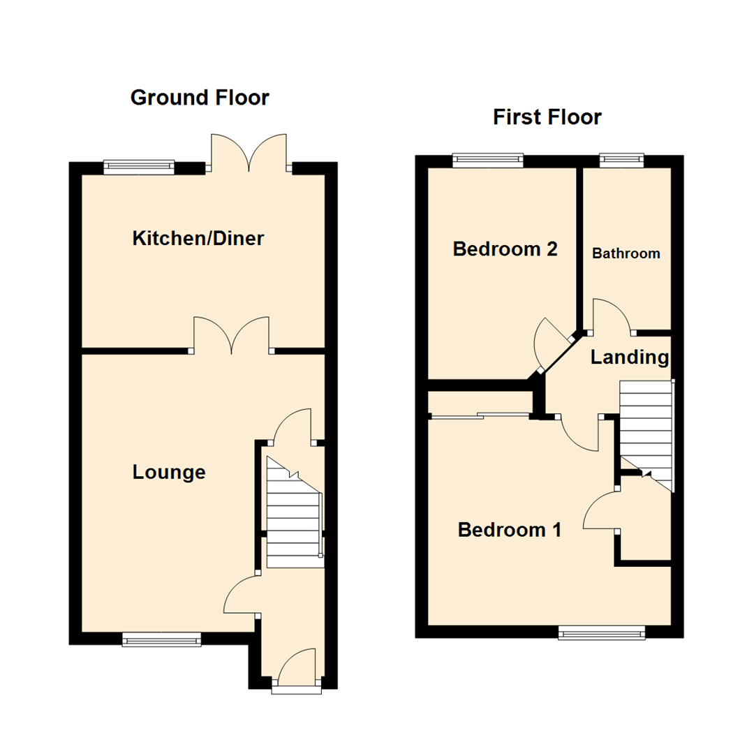 2 Bedrooms Semi-detached house for sale in Gordon Close, Ashford TN24