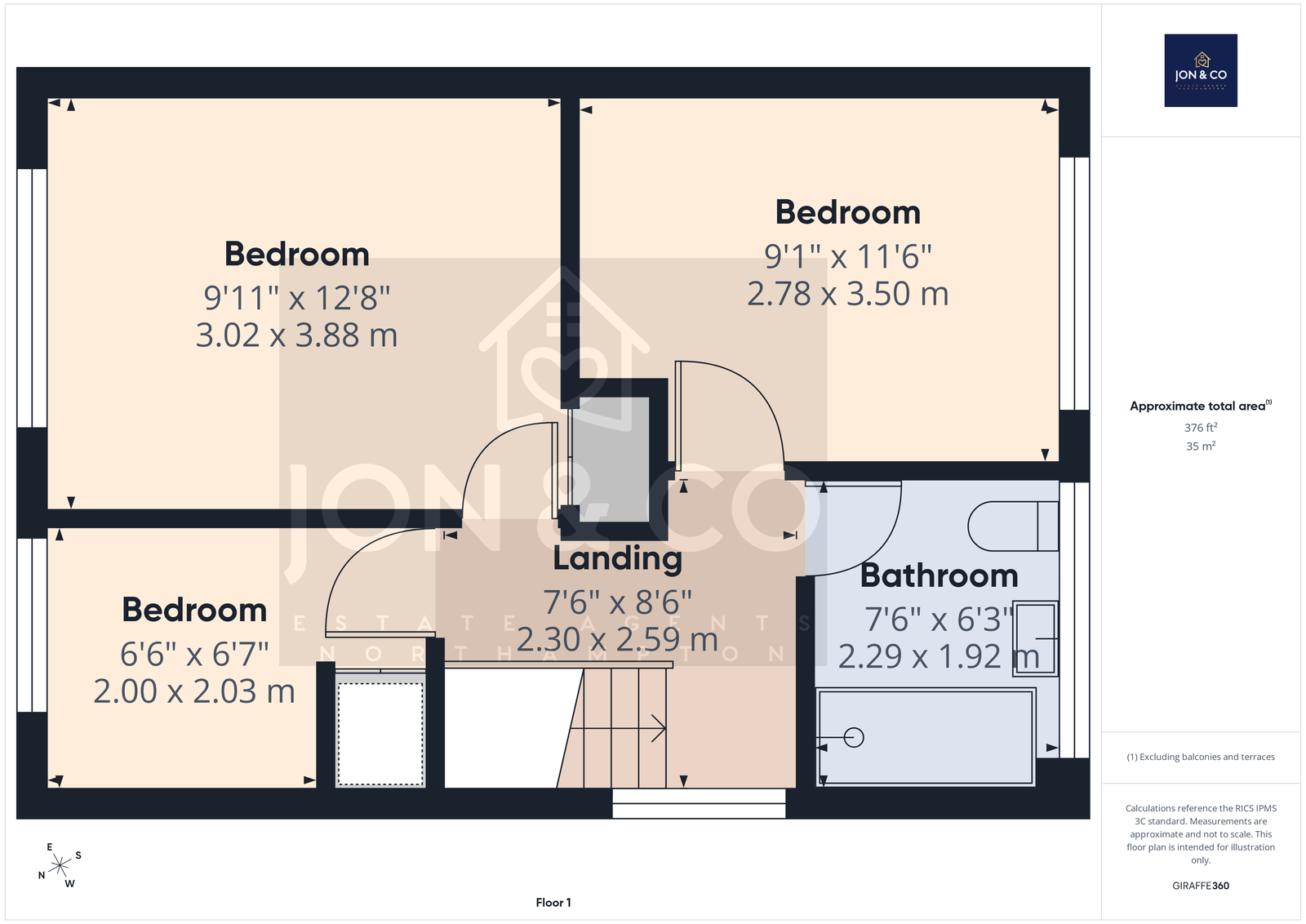 Edges Court, Northampton floorplan