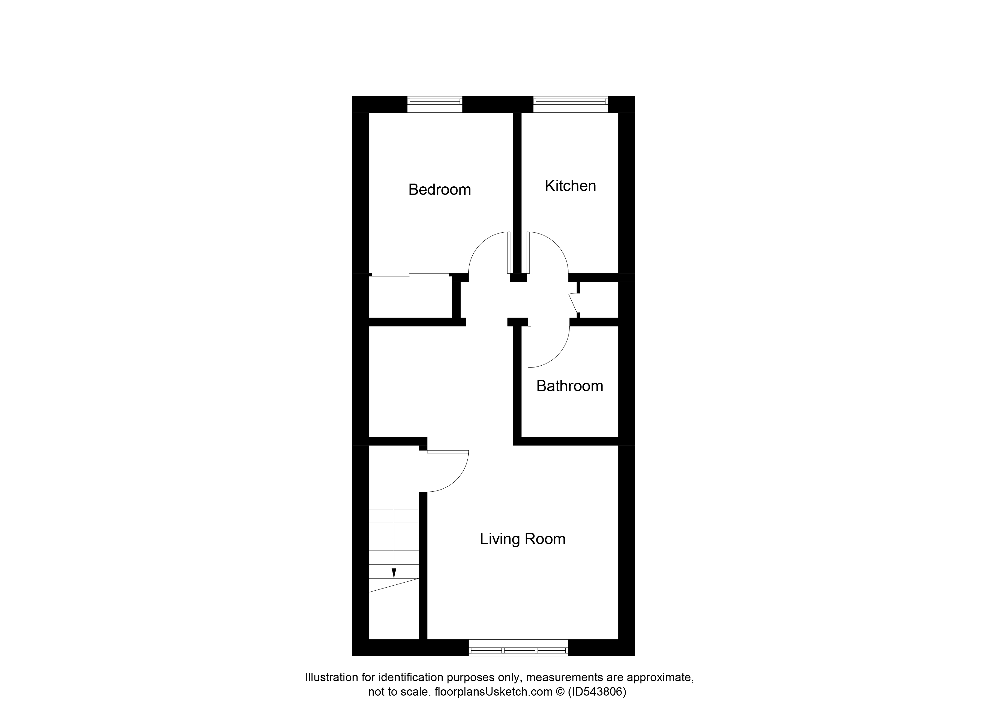 1 Bedrooms Flat for sale in Dunbar Place, Kirkcaldy KY2