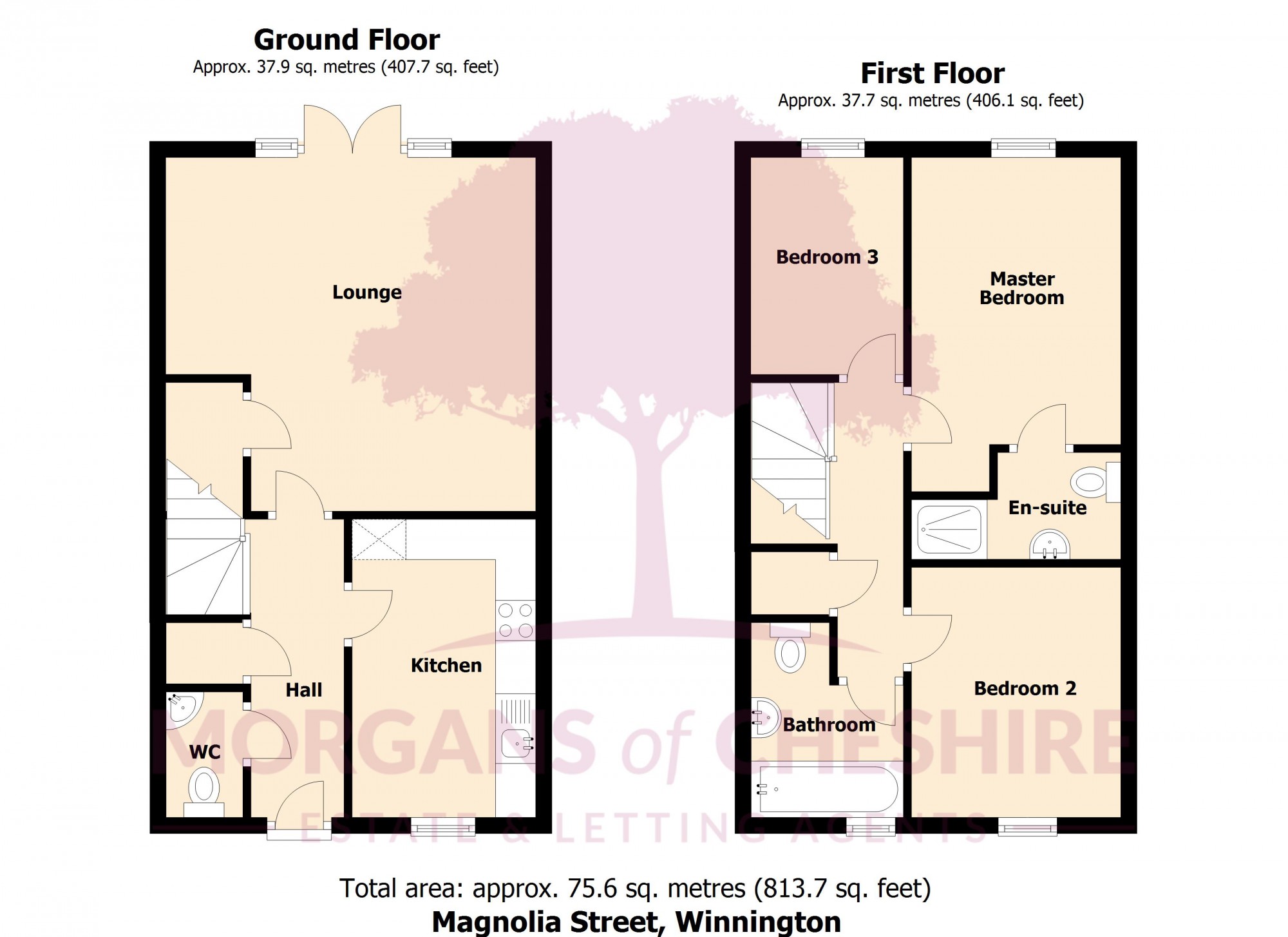 3 Bedrooms End terrace house for sale in Magnolia Street, Winnington, Cheshire CW8