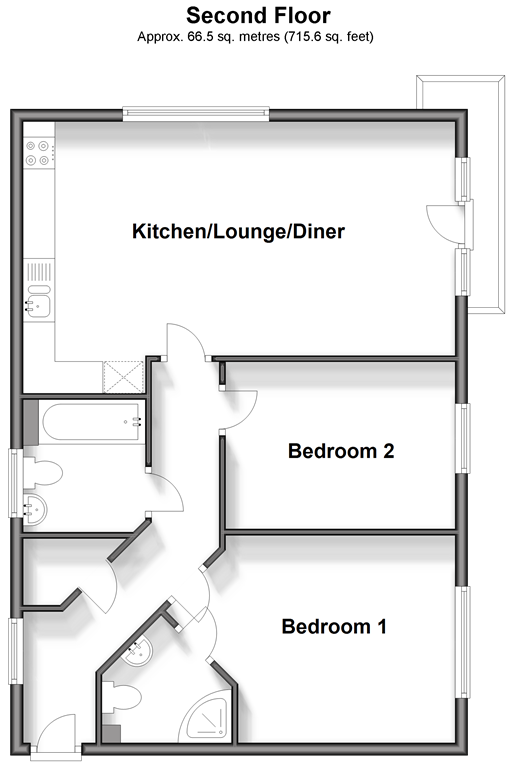 The Farrows, Maidstone floorplan