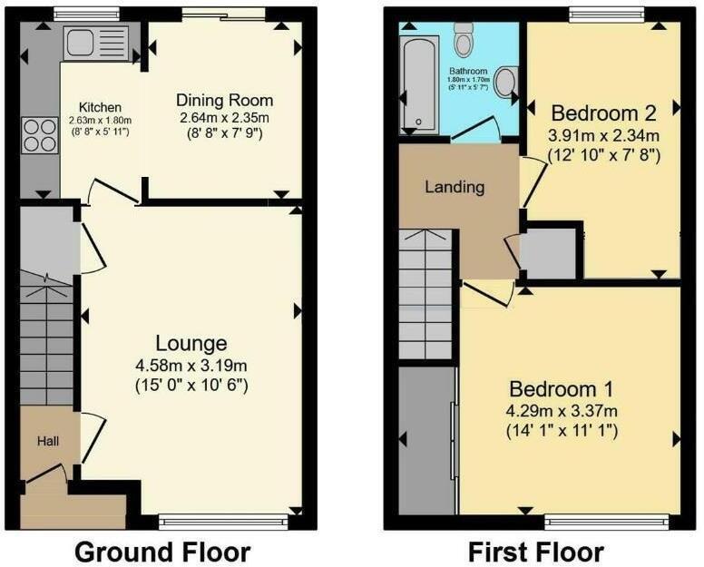 12, Hickory Close, Poole floorplan
