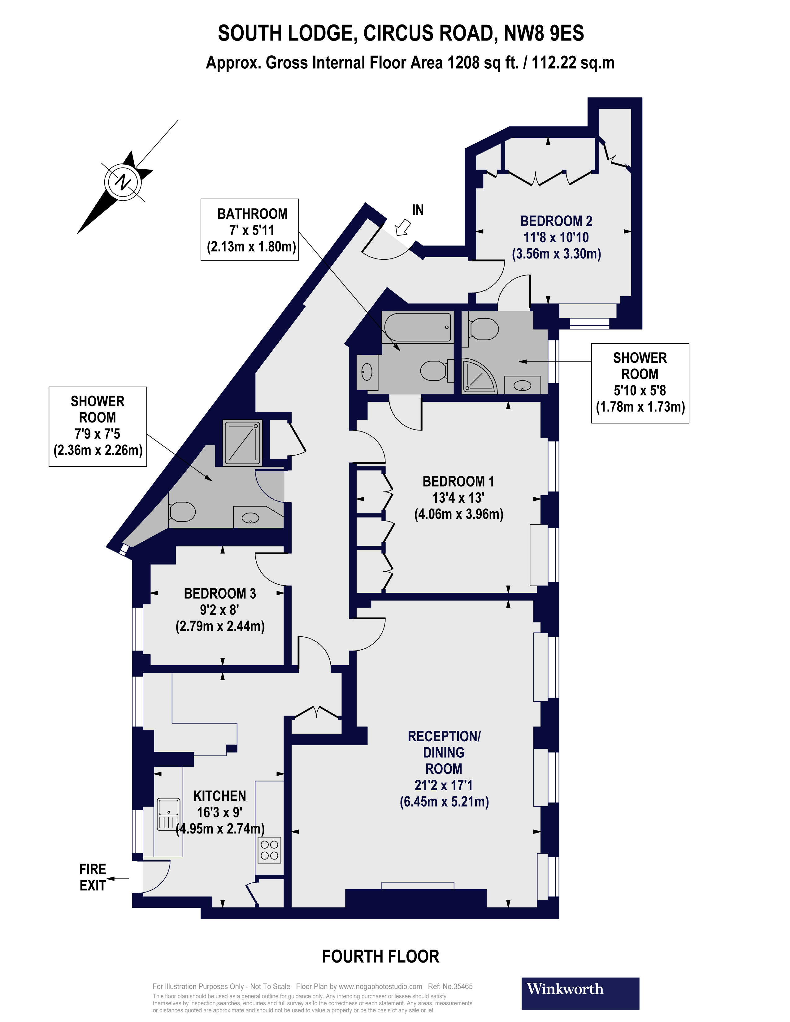 35,, South Lodge, St John's Wood floorplan