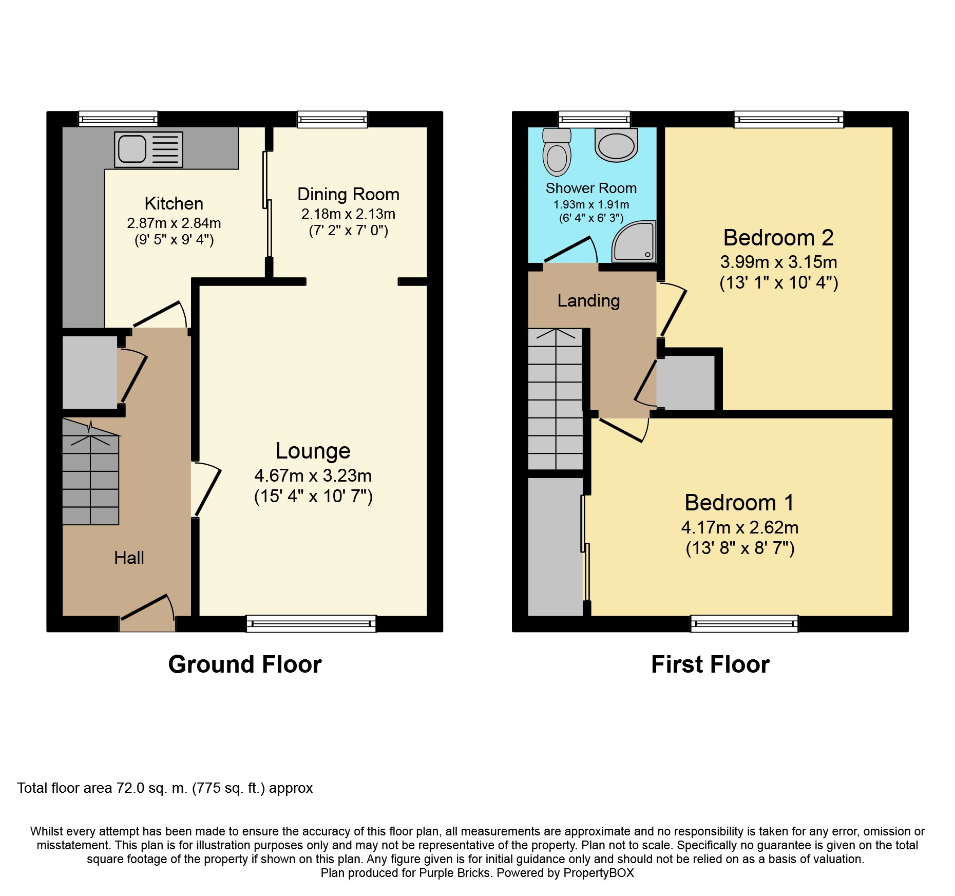 2 Bedrooms Terraced house for sale in Hillview Place, Broxburn EH52