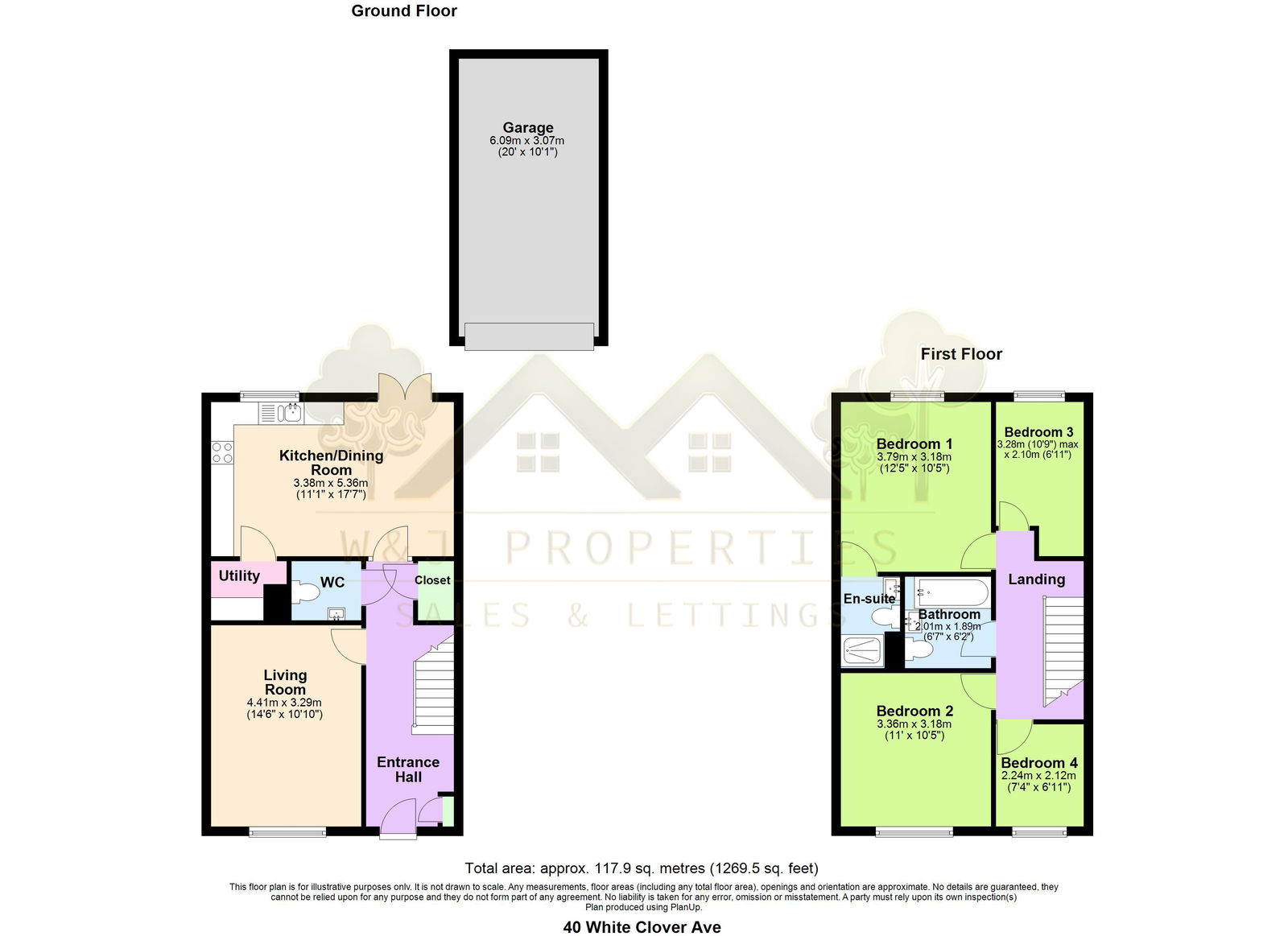 40 White Clover Avenue, Blackburn floorplan