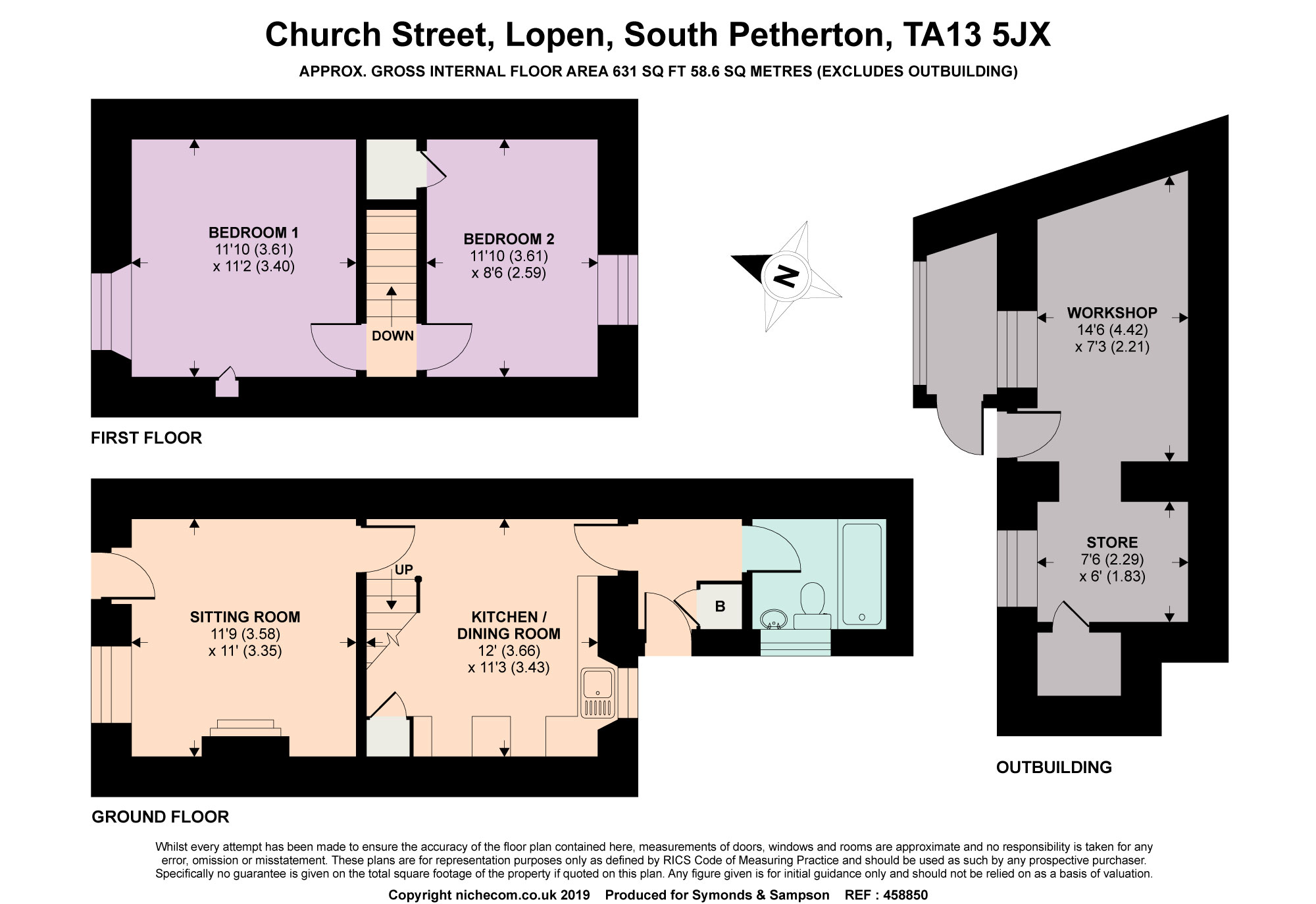 2 Bedrooms Terraced house for sale in Church Street, Lopen, South Petherton, Somerset TA13