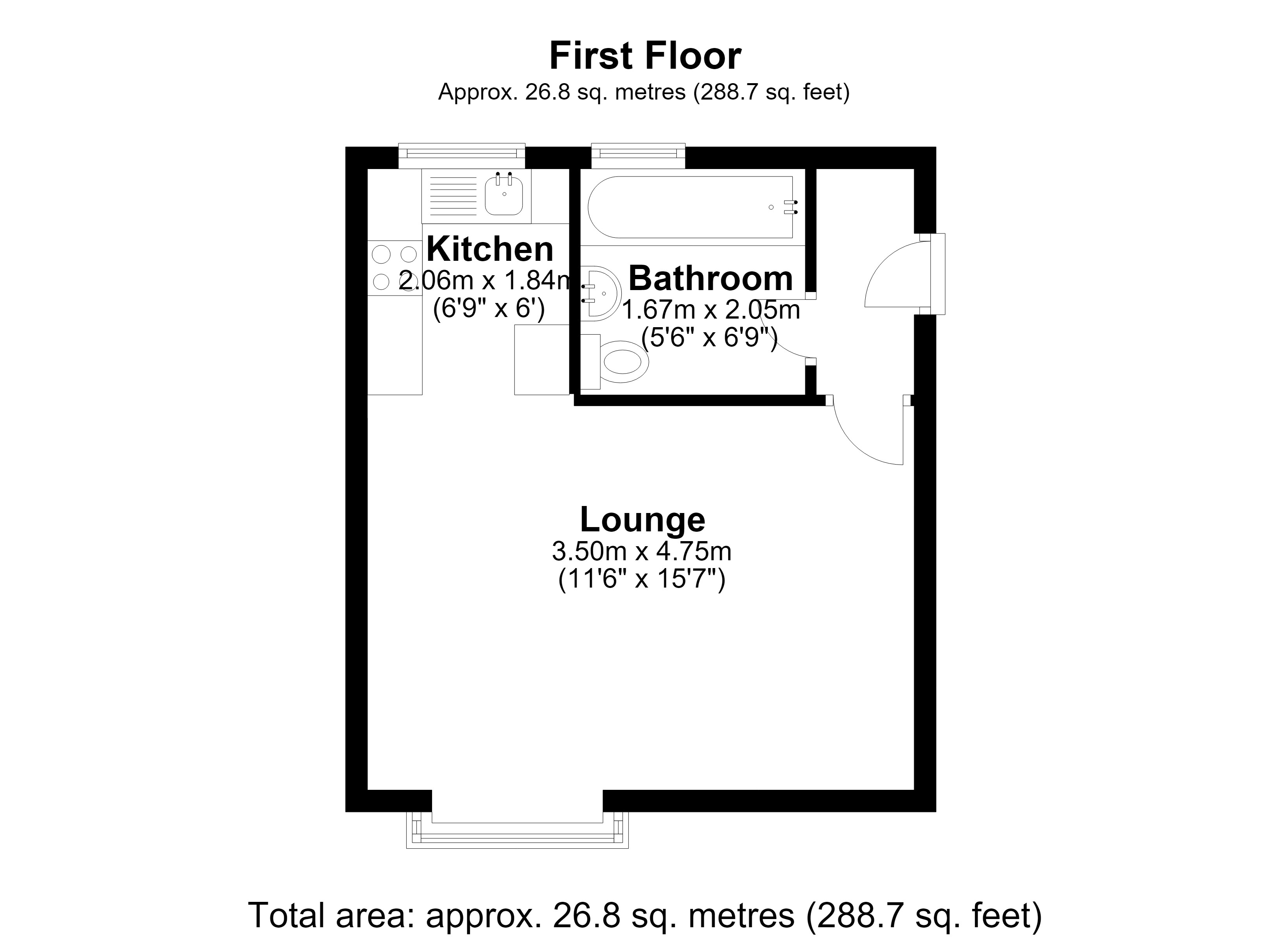 17, Haig Gardens, Gravesend floorplan