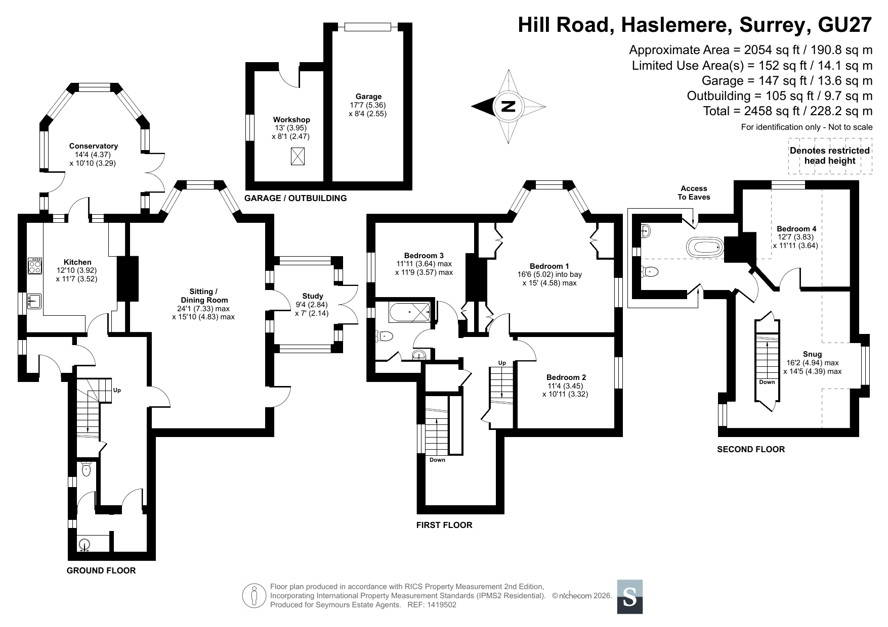 Ridge Hill,, Hill Road, Surrey floorplan