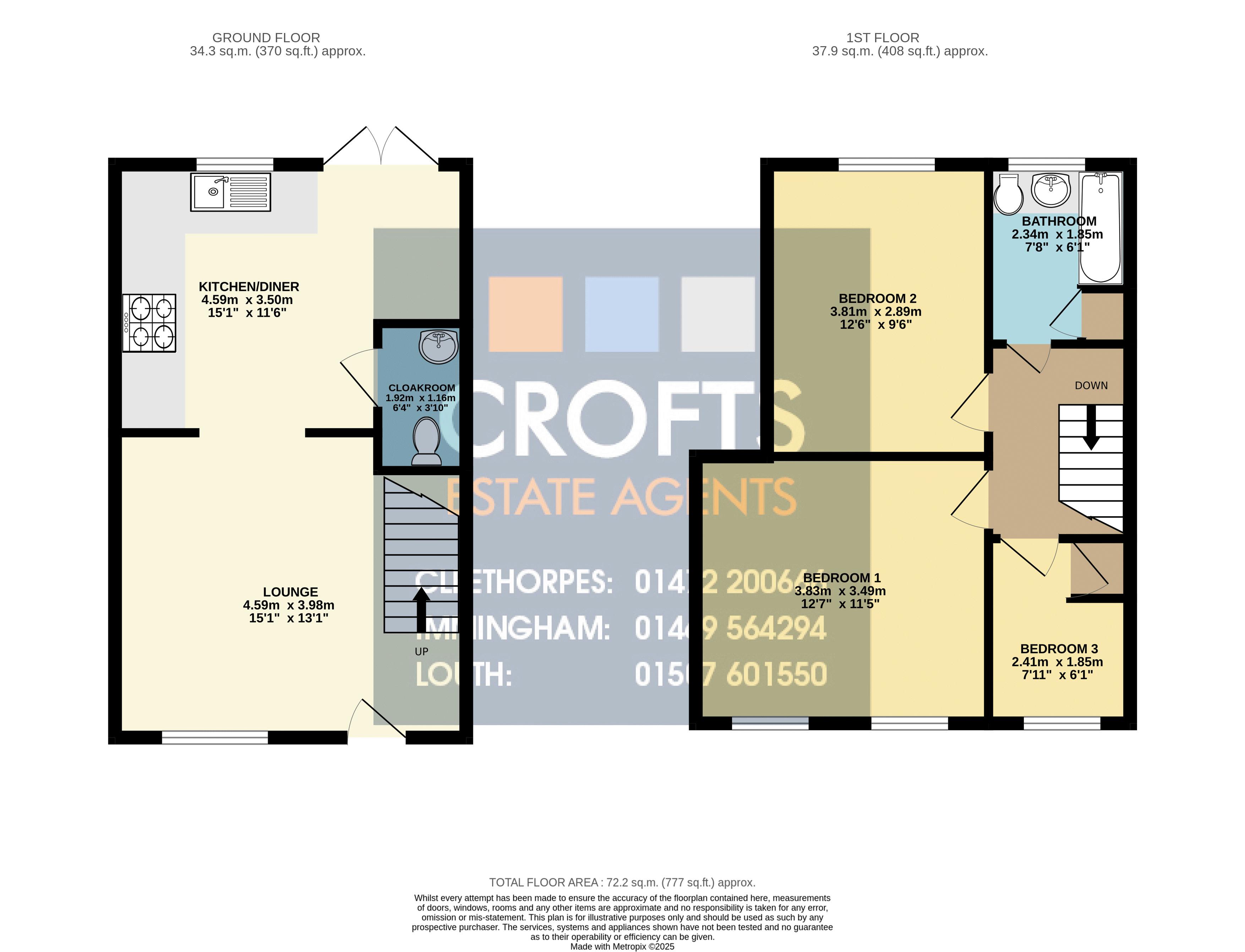 33, Gibson Way, Manby floorplan