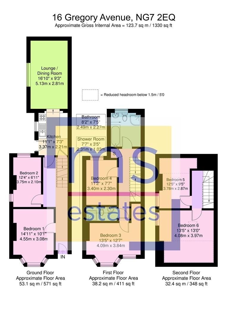 Gregory Avenue, Nottingham floorplan