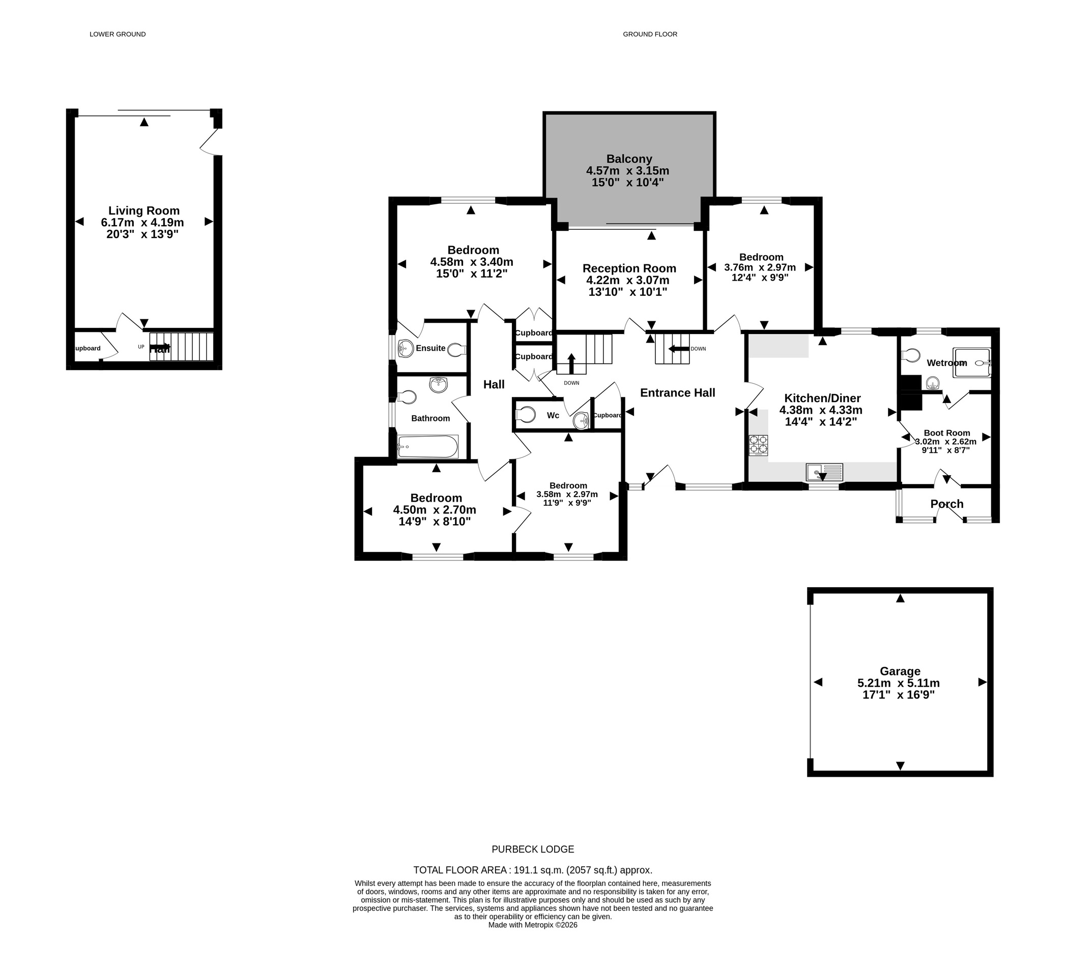 Purbeck Lodge, Portishead floorplan